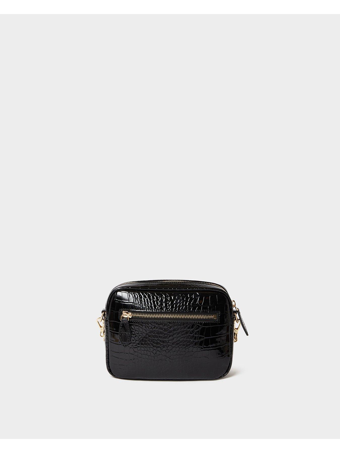  image of osprey-london-the-fulham-faux-leather-crossbody-bag-black