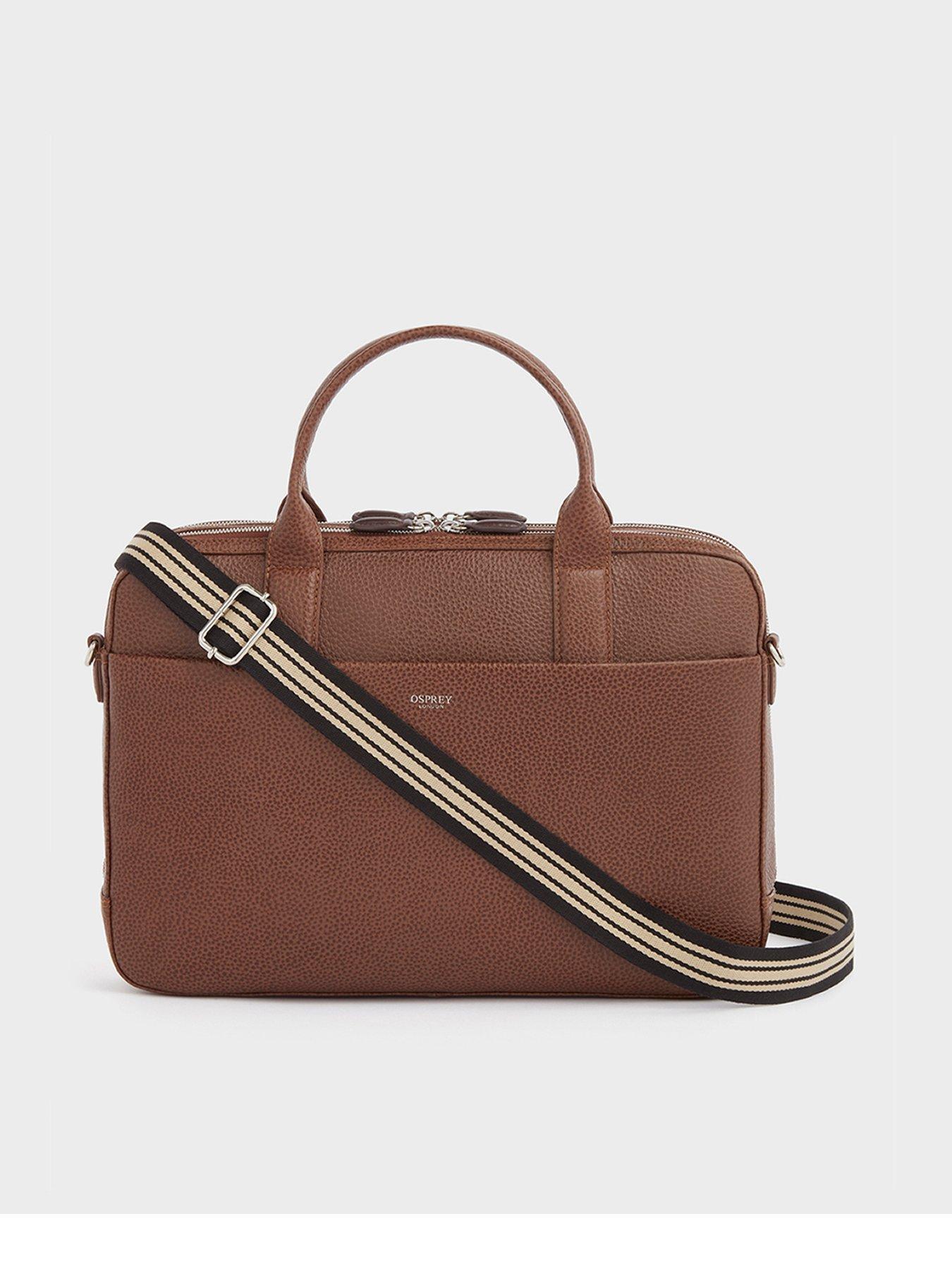Osprey London The Chiswick Leather Laptop Bag - Tan