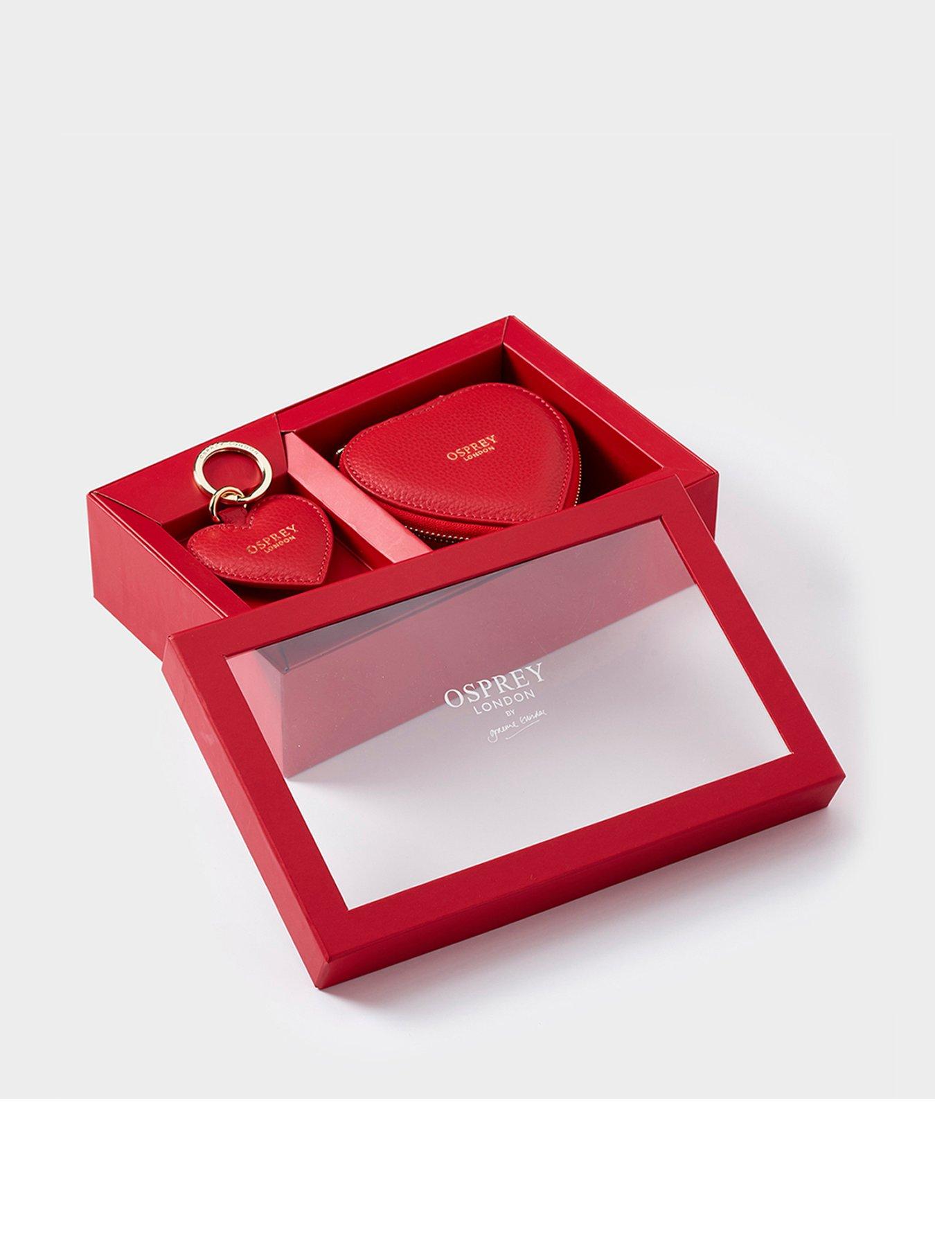 Osprey London The Tilly Leather Heart Gift Set
