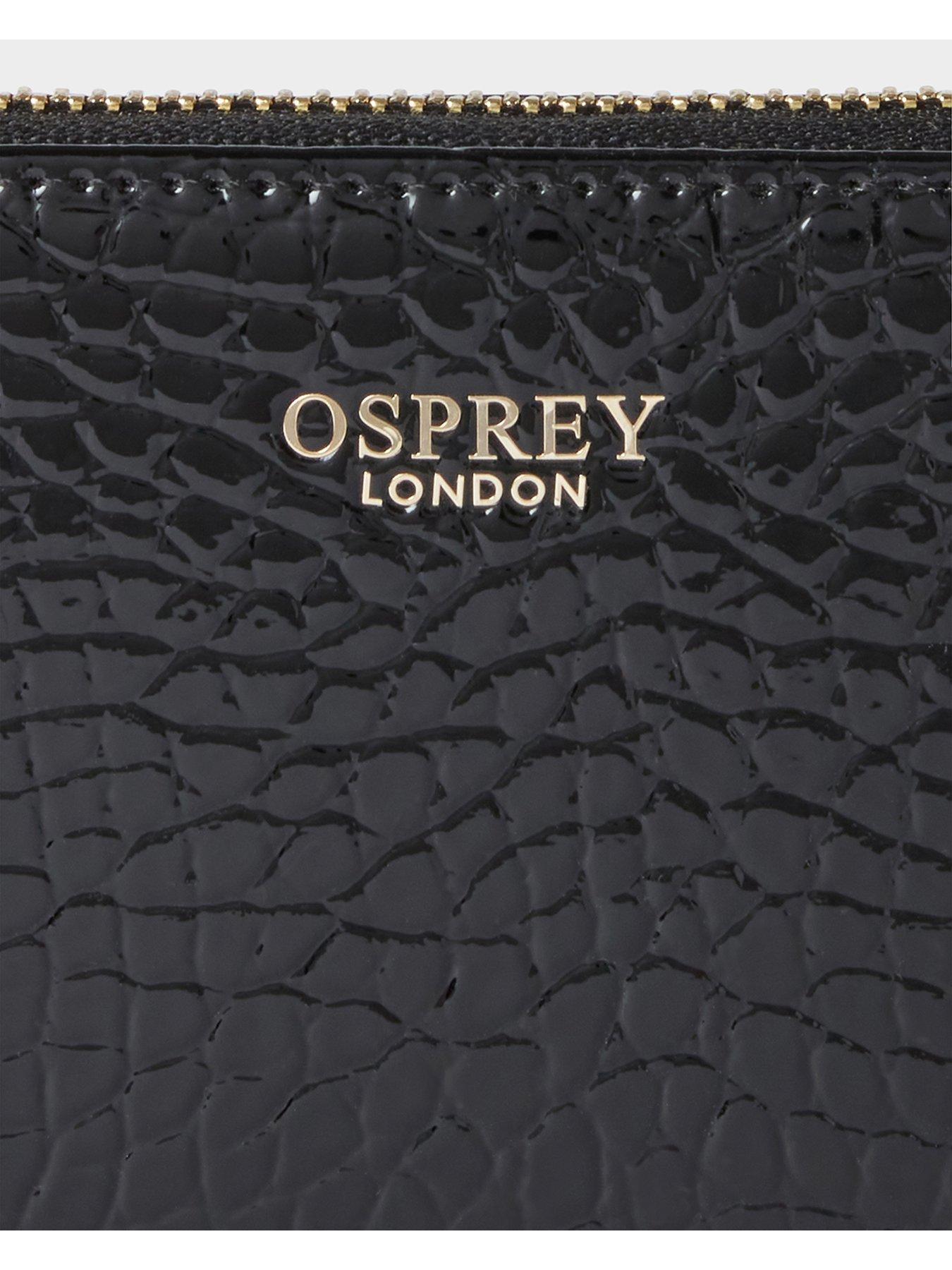 Image 4 of 5 of Osprey London The Fulham Faux Leather Small Zip Around Purse