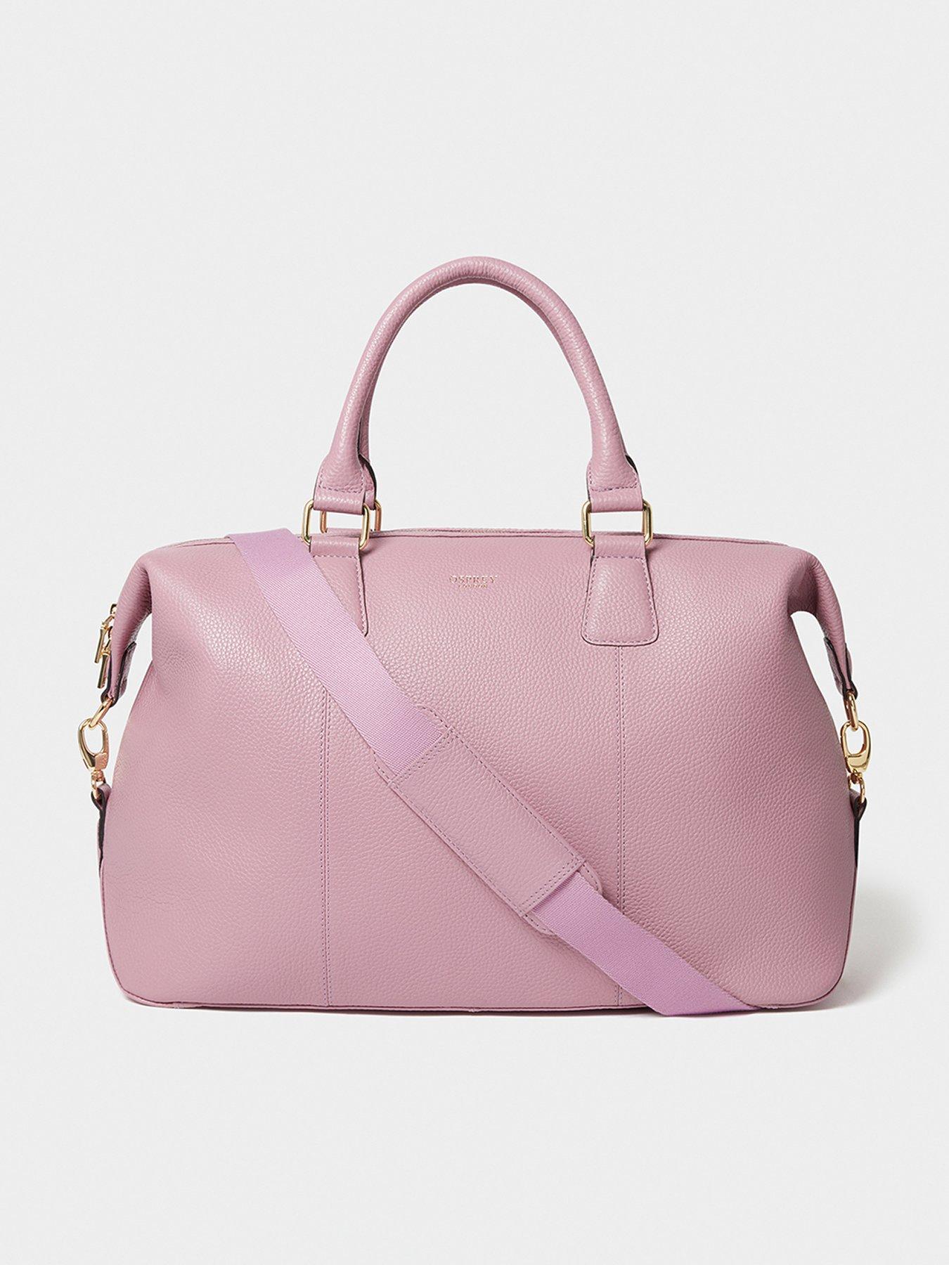 osprey-london-the-adaline-leather-weekender-bag-pink