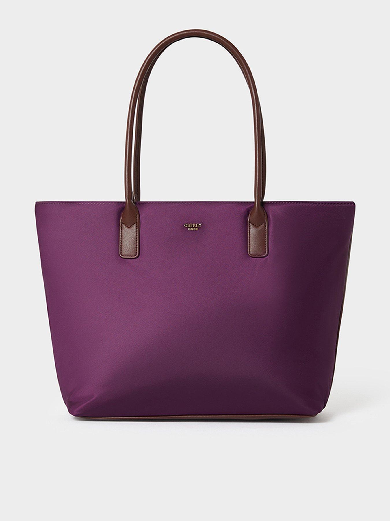 Osprey London The Voyage Nylon Tote Bag - Purple.