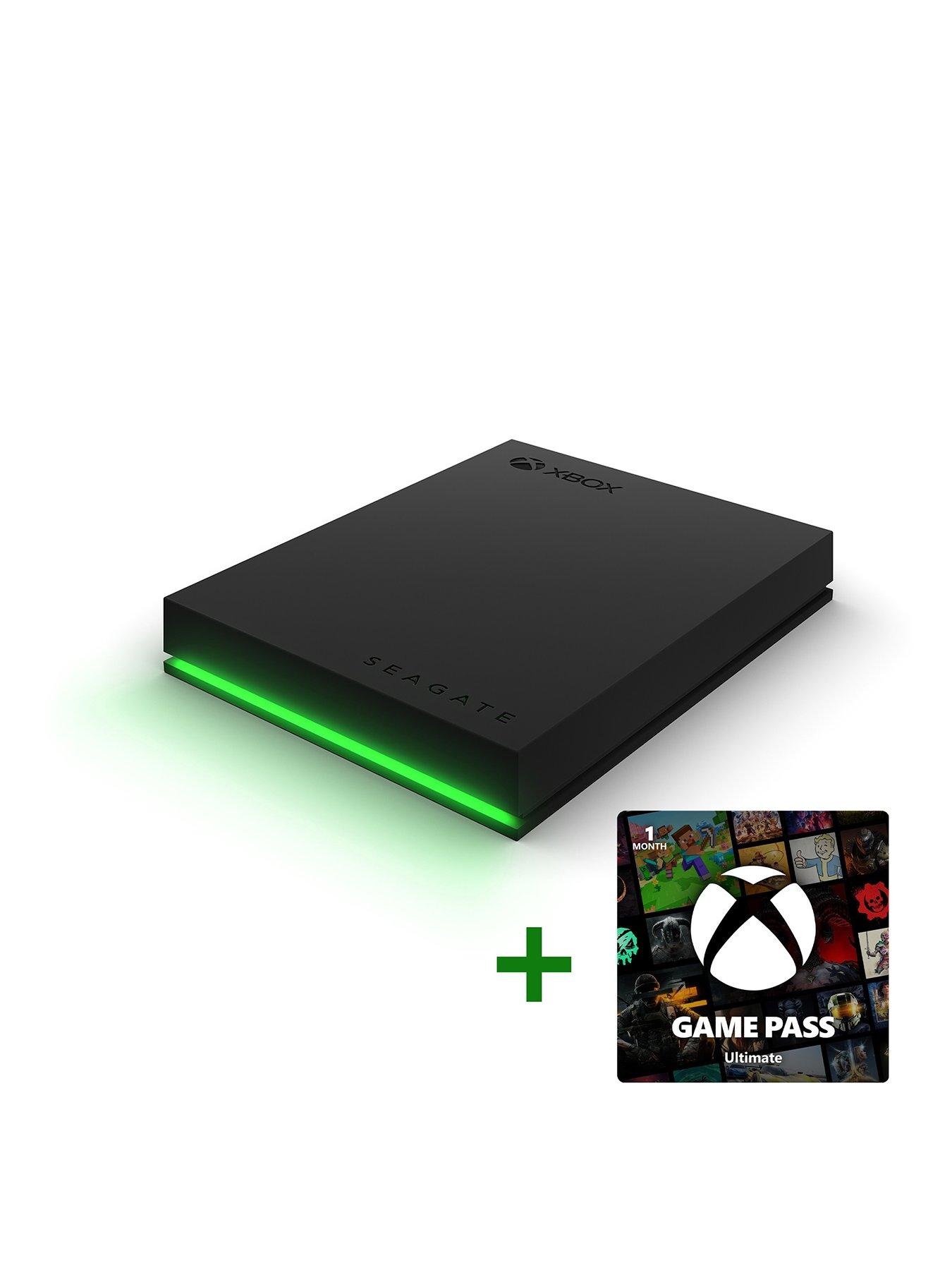 Seagate 4TB Game Drive for Xbox with free £10 Xbox Live Game Pass