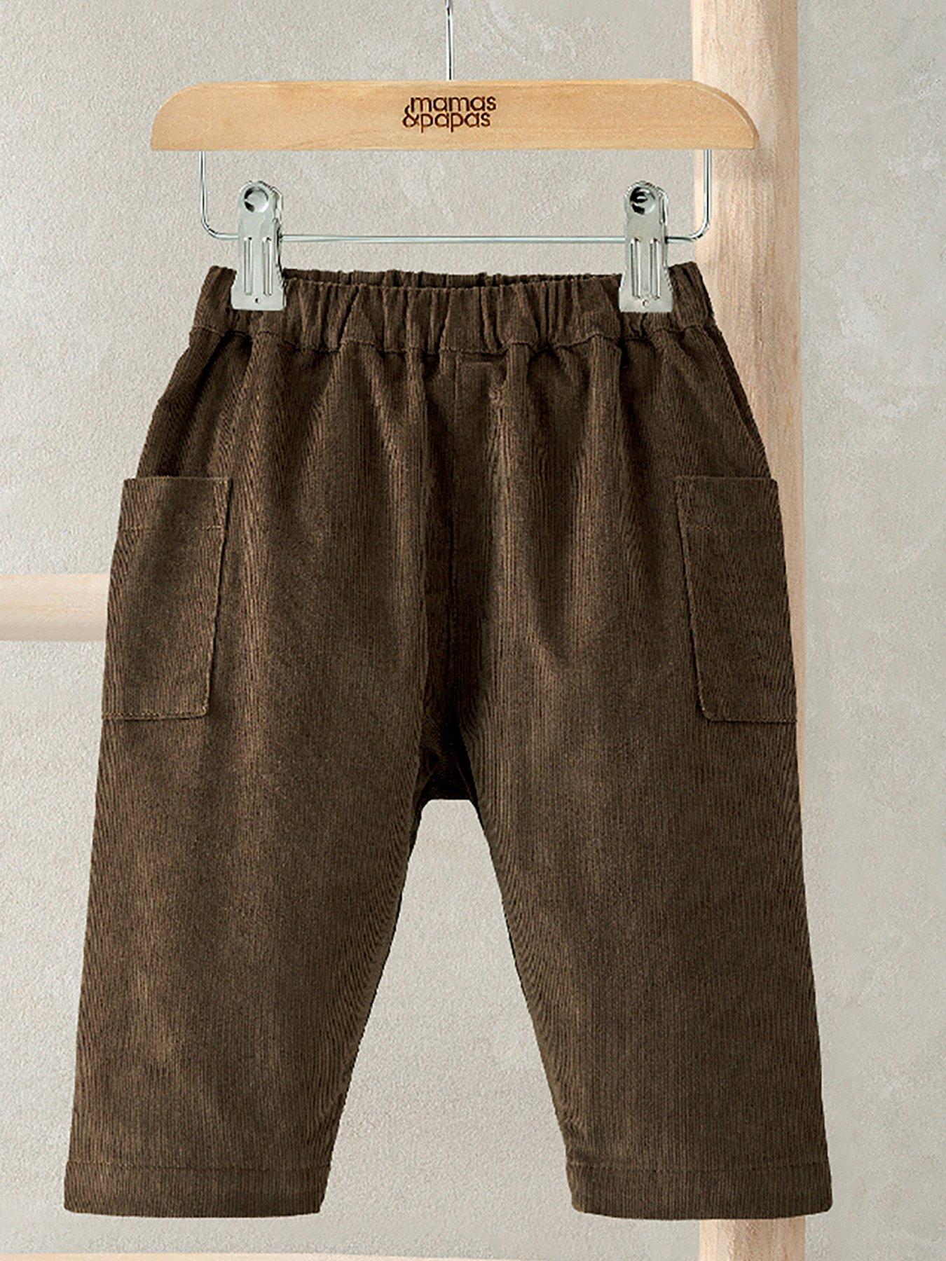 Mamas & Papas Baby Boys Cord Trousers - Brown