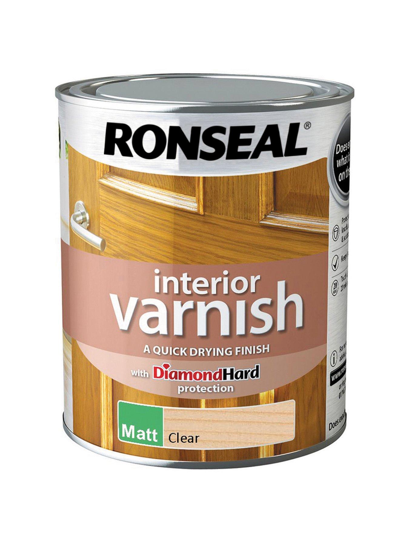  image of ronseal-interior-varnish-quick-dry-matt-clear-750ml