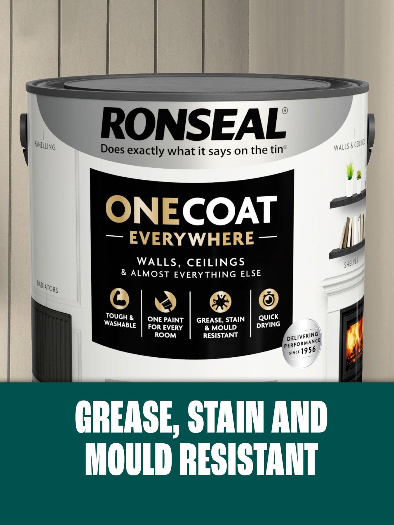  image of ronseal-one-coat-everywhere-interior-paint-clay-matt-25-litre