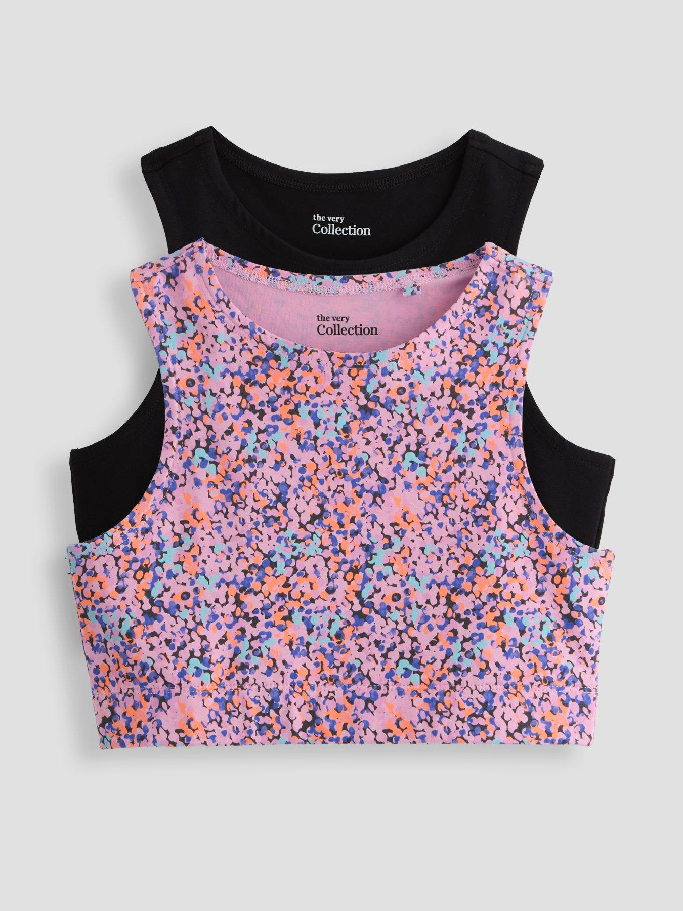 The Very Collection Girls Cotton Crop Tops