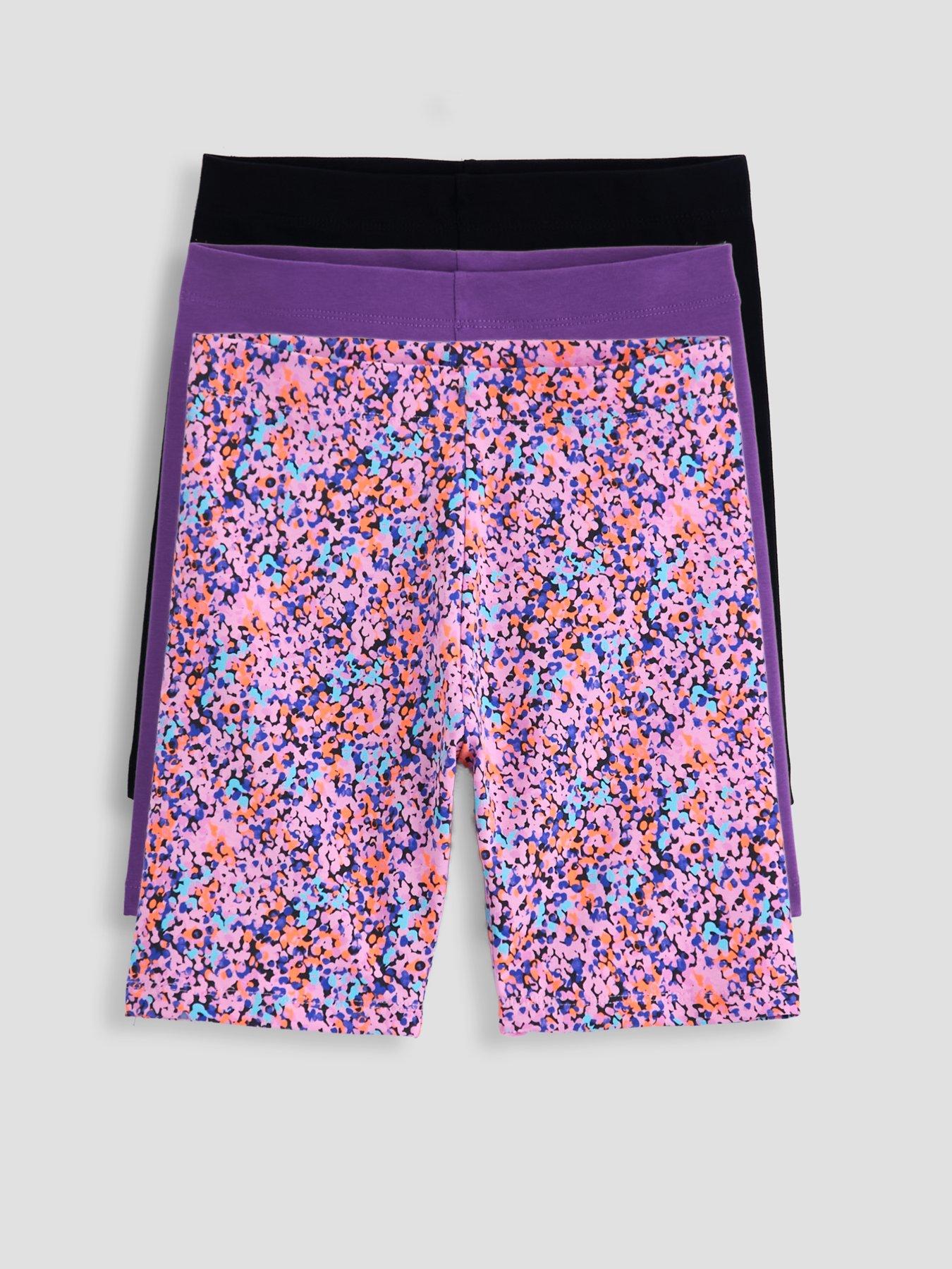 The Very Collection Girls 3 Pack Cycling Short - Multi