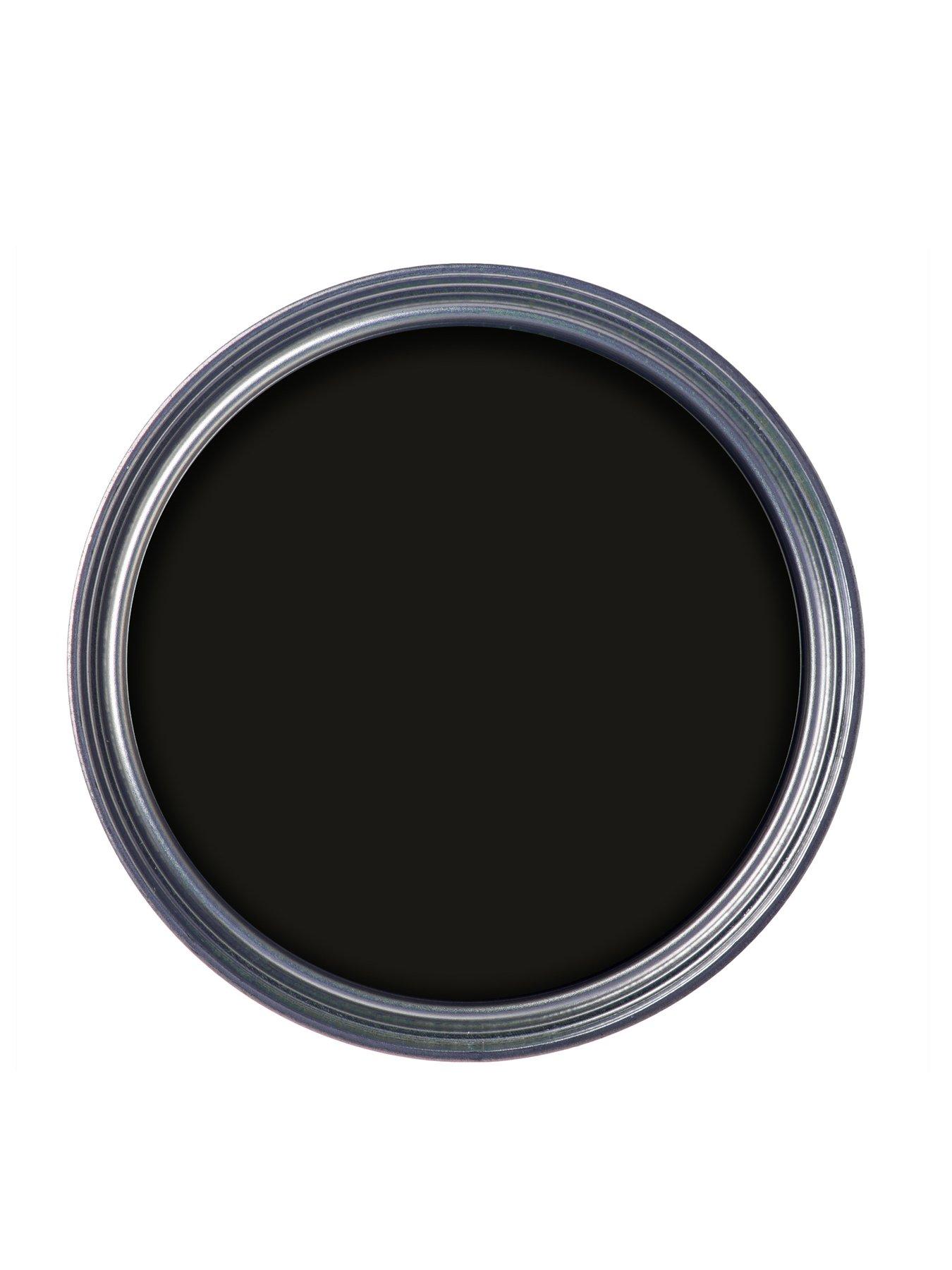  image of ronseal-10-year-weatherproof-wood-paint-black-satin-750ml