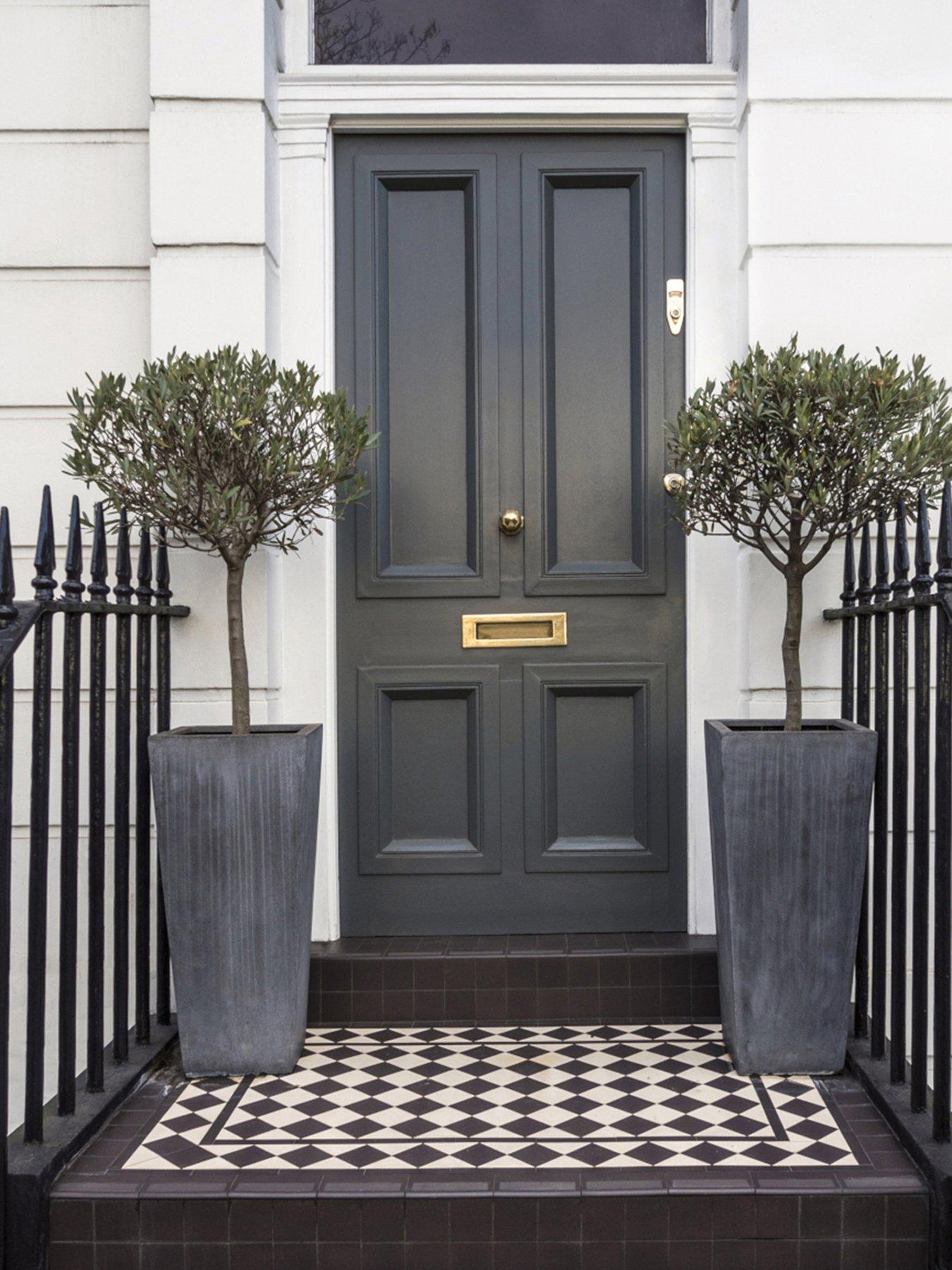  image of ronseal-10-year-weatherproof-wood-paint-grey-satin-750ml