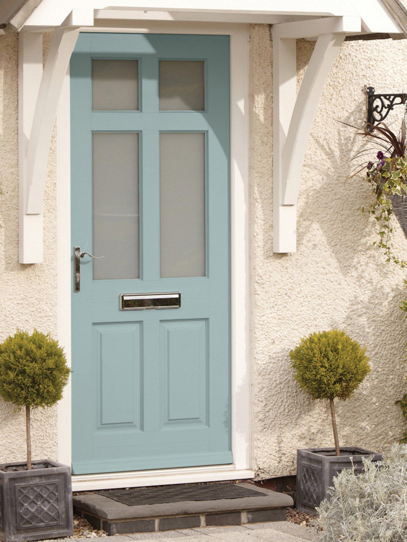  image of ronseal-10-year-weatherproof-wood-paint-duck-egg-blue-satin-750ml