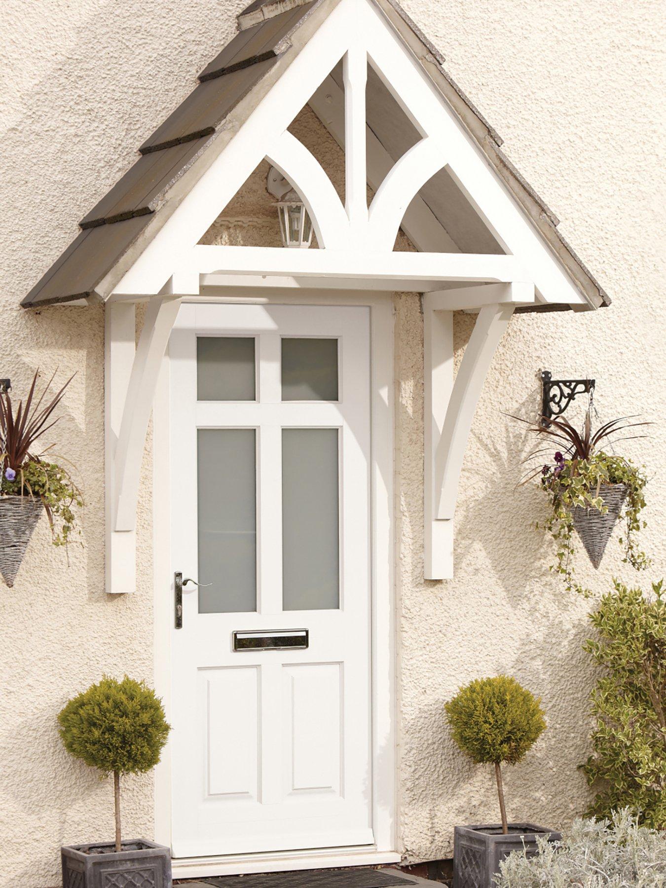  image of ronseal-10-year-weatherproof-wood-paint-white-satin-750ml