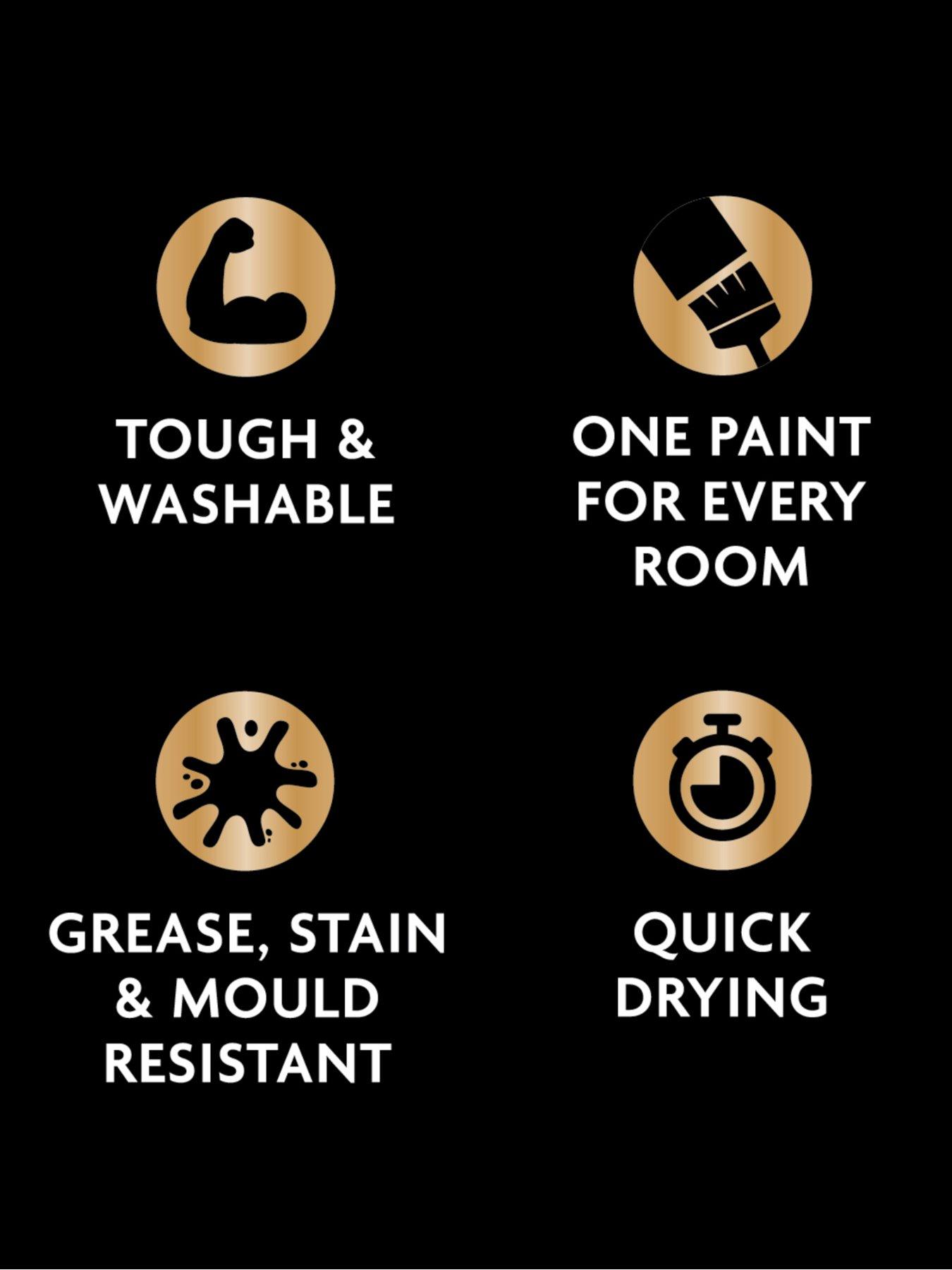  image of ronseal-one-coat-everywhere-interior-paint-hazy-pink-matt-25-litre