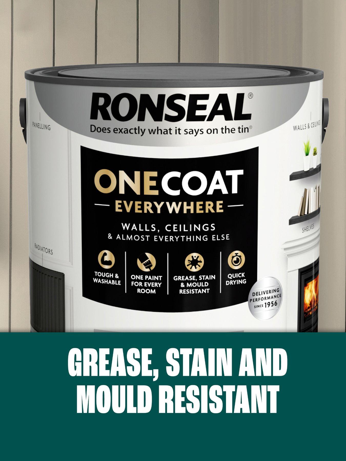  image of ronseal-one-coat-everywhere-interior-paint-midnight-sky-matt-25-litre