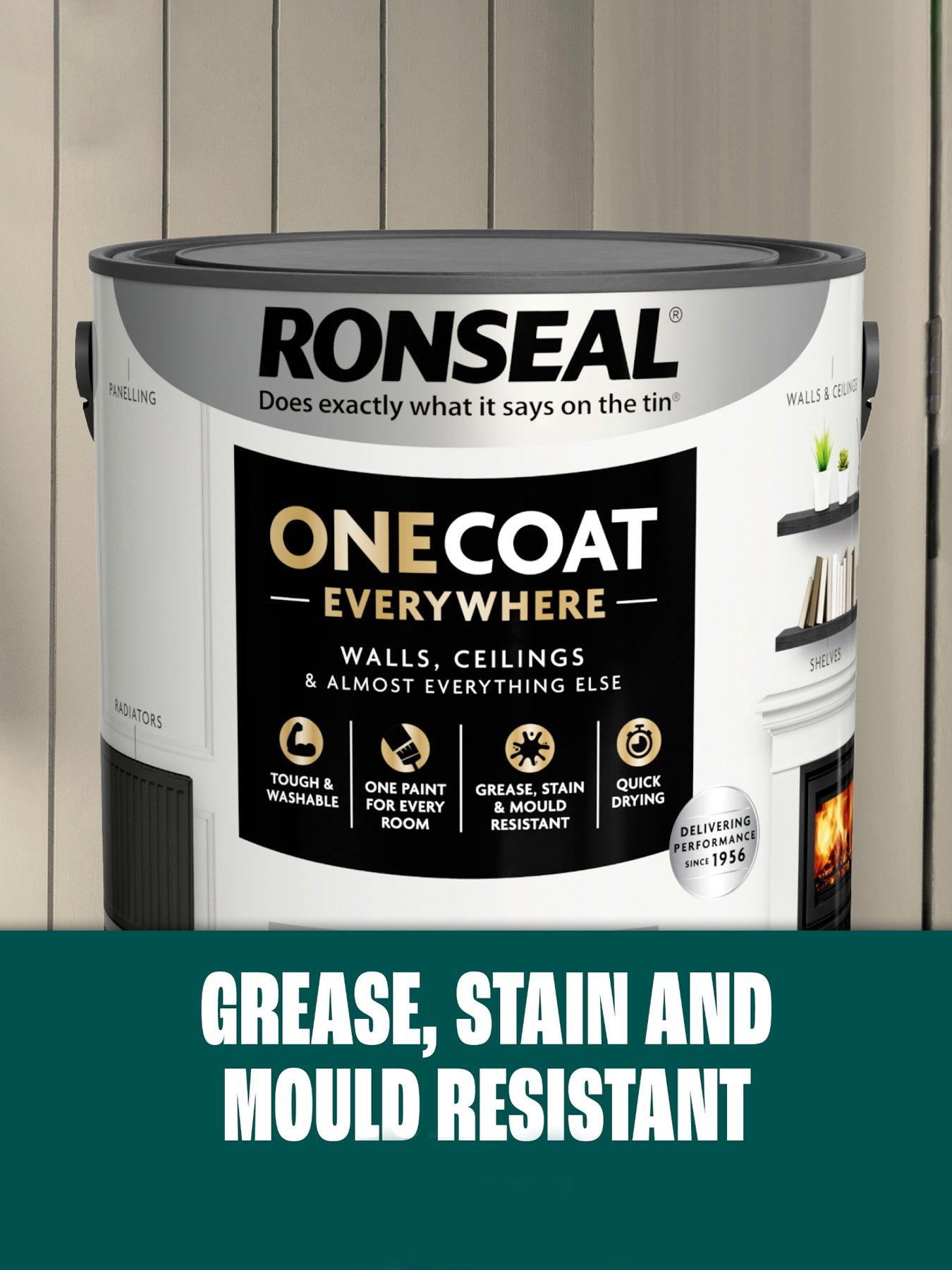  image of ronseal-one-coat-everywhere-interior-paint-olive-matt-25-litre