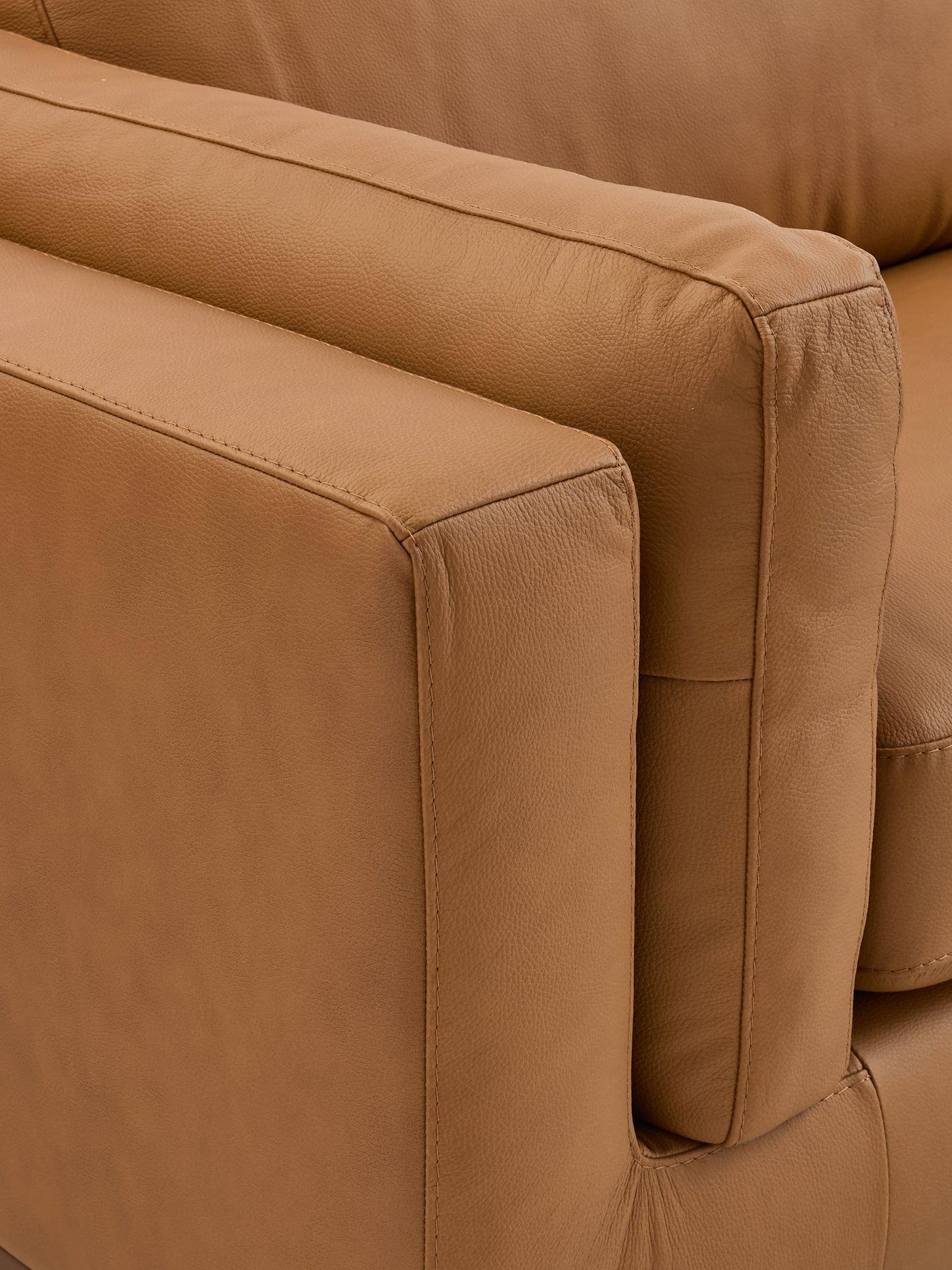 Image 4 of 7 of The Very Collection Chiswick 3 + 2 Seater Leather Sofa Set - FSC&reg; Certified