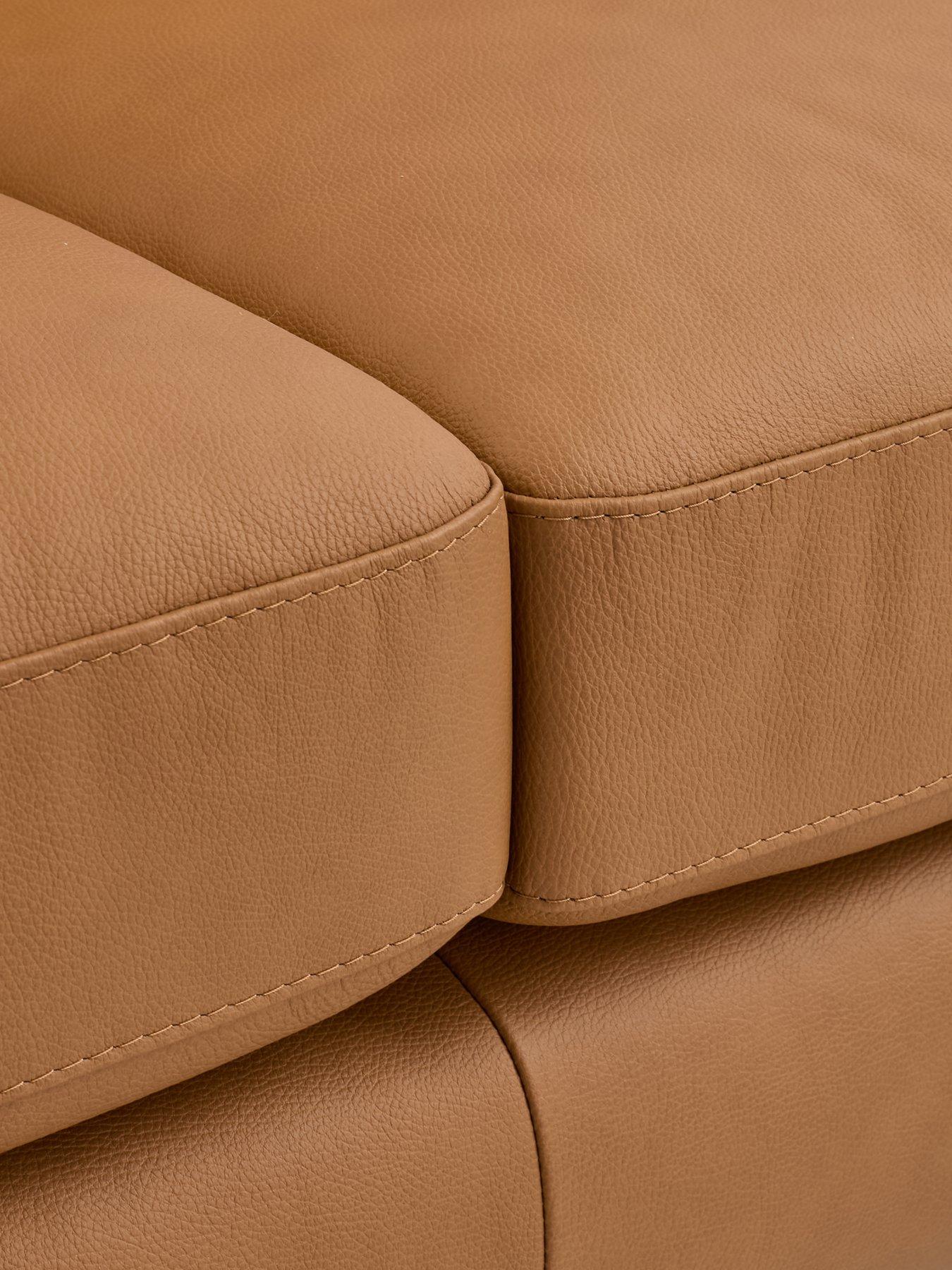 Image 6 of 7 of The Very Collection Chiswick 3 + 2 Seater Leather Sofa Set - FSC&reg; Certified