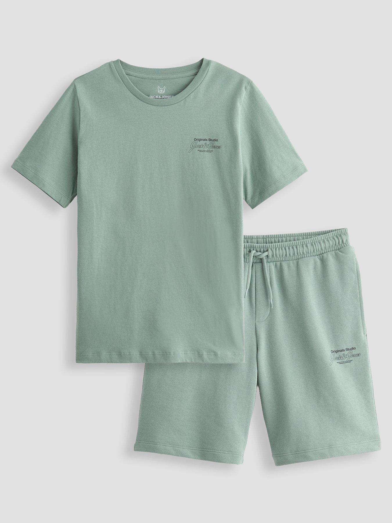 jack-jones-junior-boys-niko-tshirt-amp-shorts-set-iceberg-green