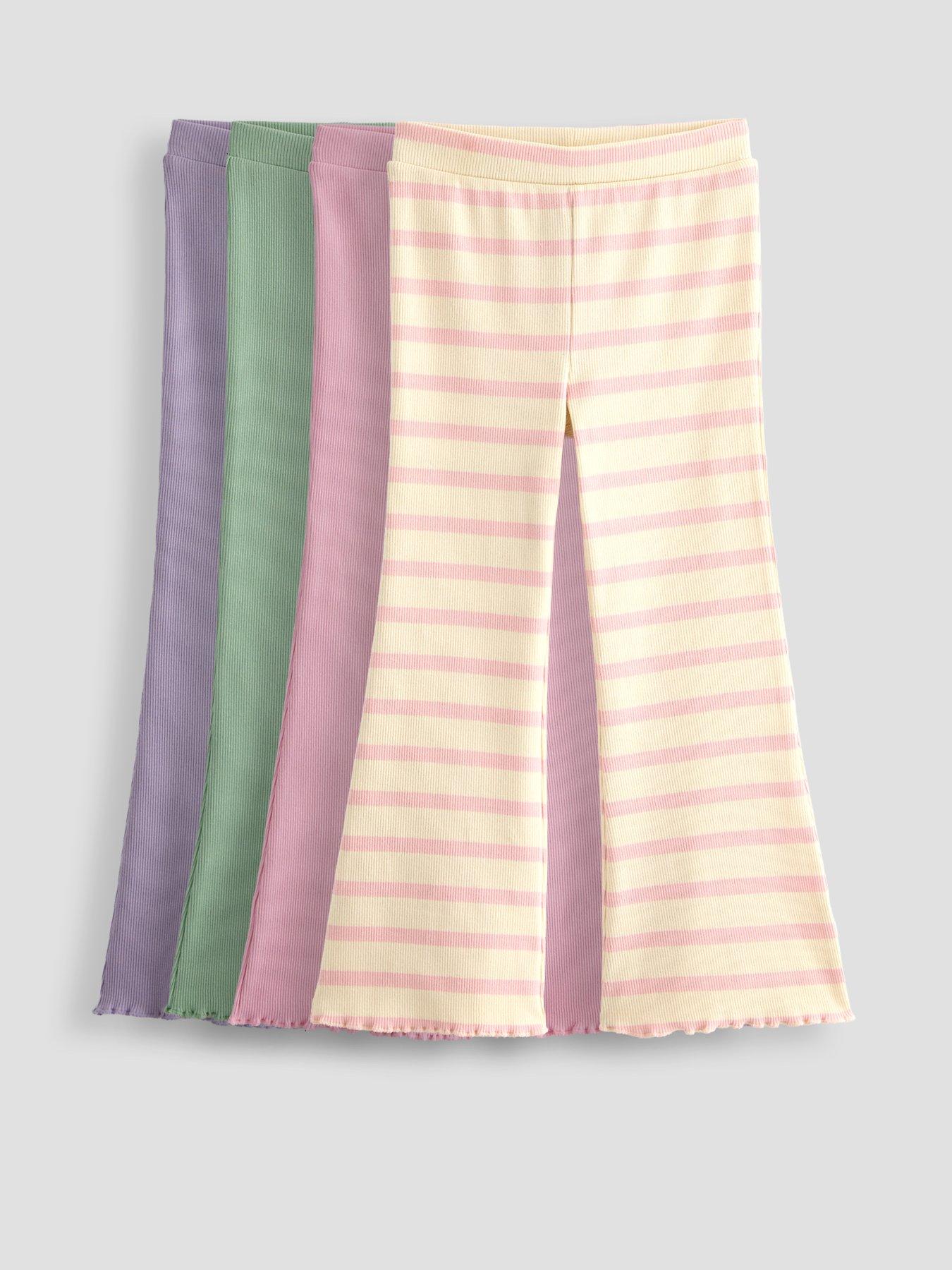 The Very Collection Girls 4 Pack Flare Leggings - Multi
