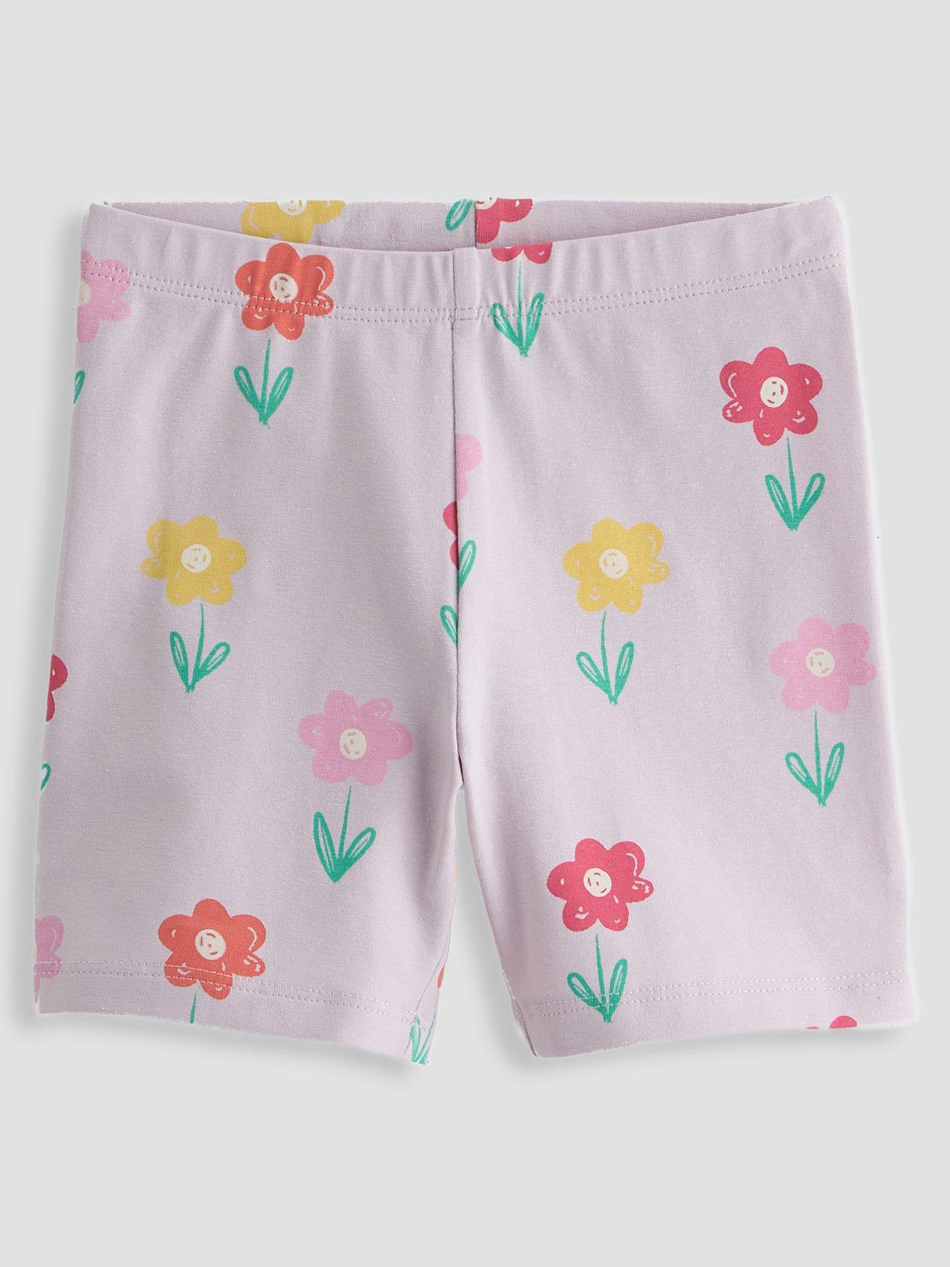 Image 2 of 5 of The Very Collection Girls 4 Pack Jersey Cycling Short - Multi