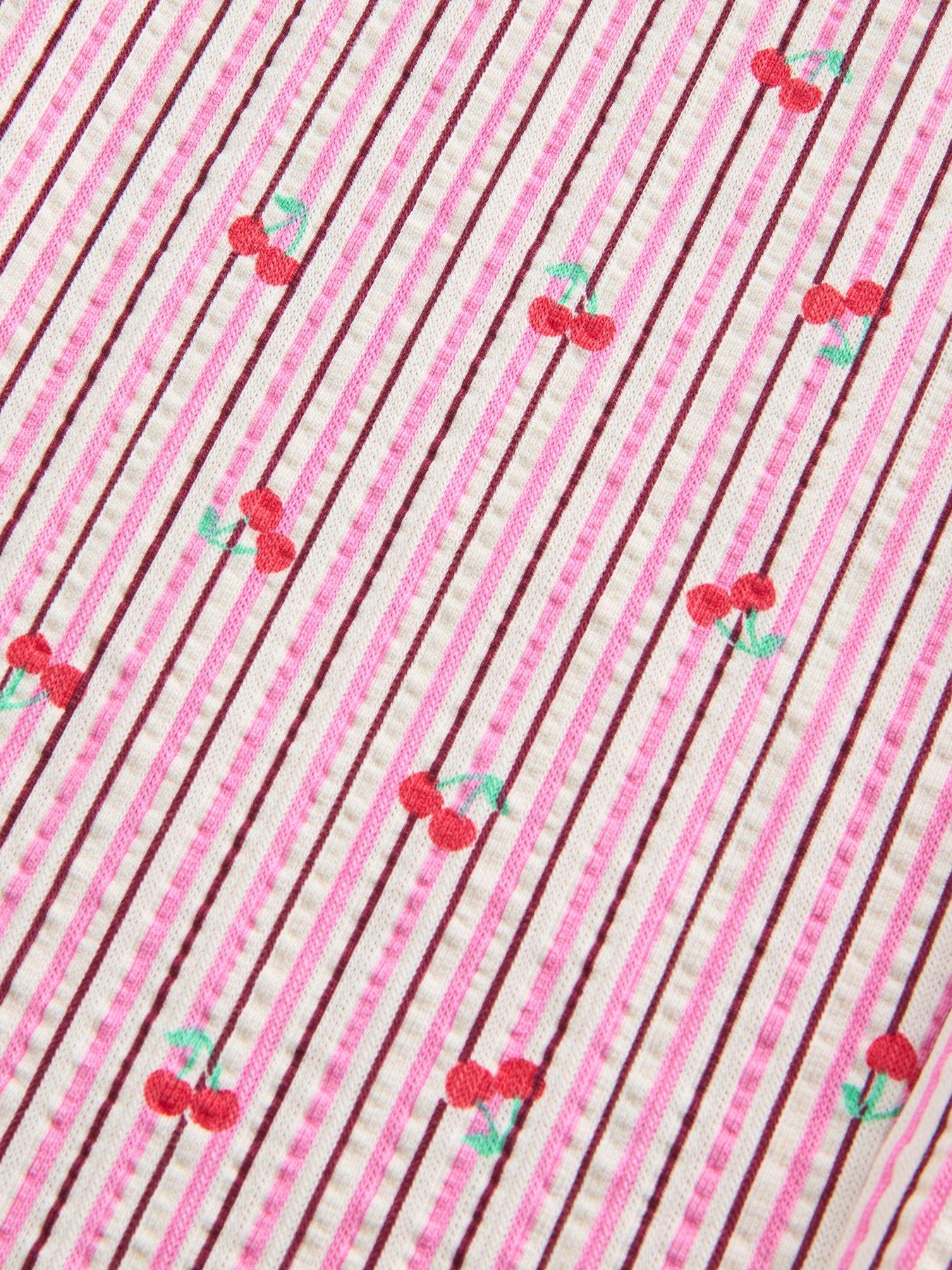 Image 4 of 4 of The Very Collection Girls Jersey Textured Trousers - Pink