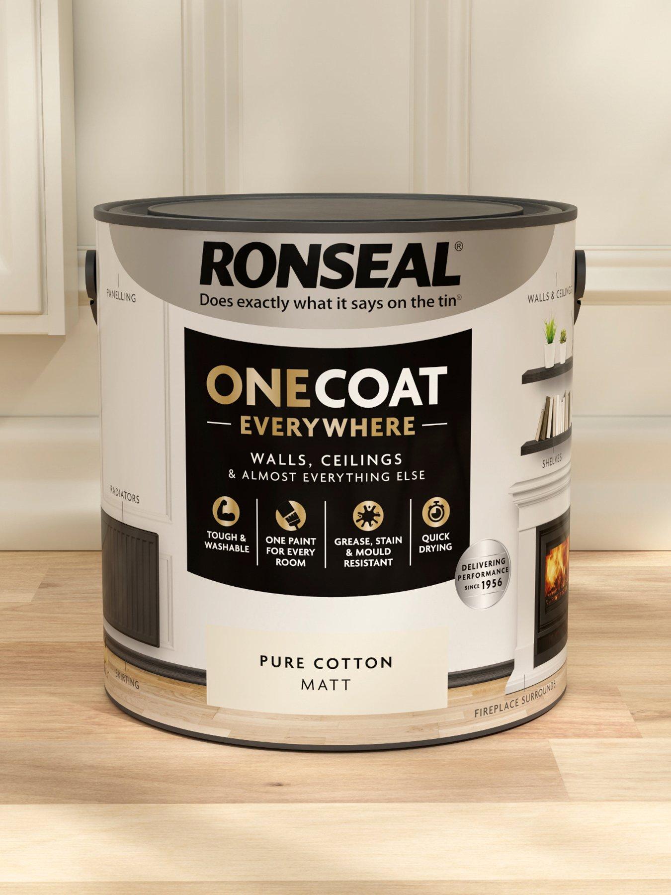  image of ronseal-one-coat-everywhere-interior-pure-cotton-matt-25-litre