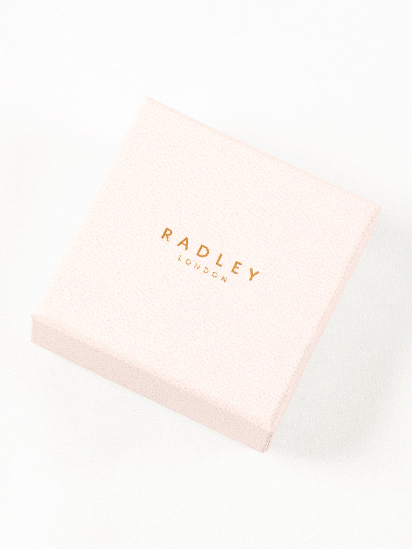  image of radley-silver-plated-hammered-heart-earrings