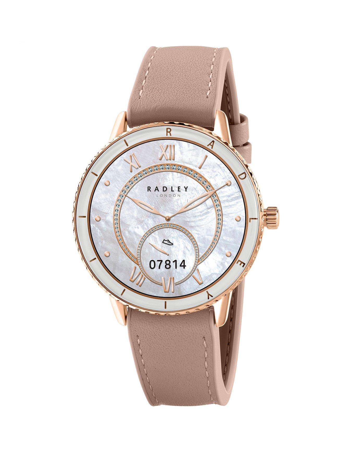 Radley RADLEY SERIES 57 COBWEB LEATHER SILICONE STRAP SMARTWATCH - AMOLED/CALLING