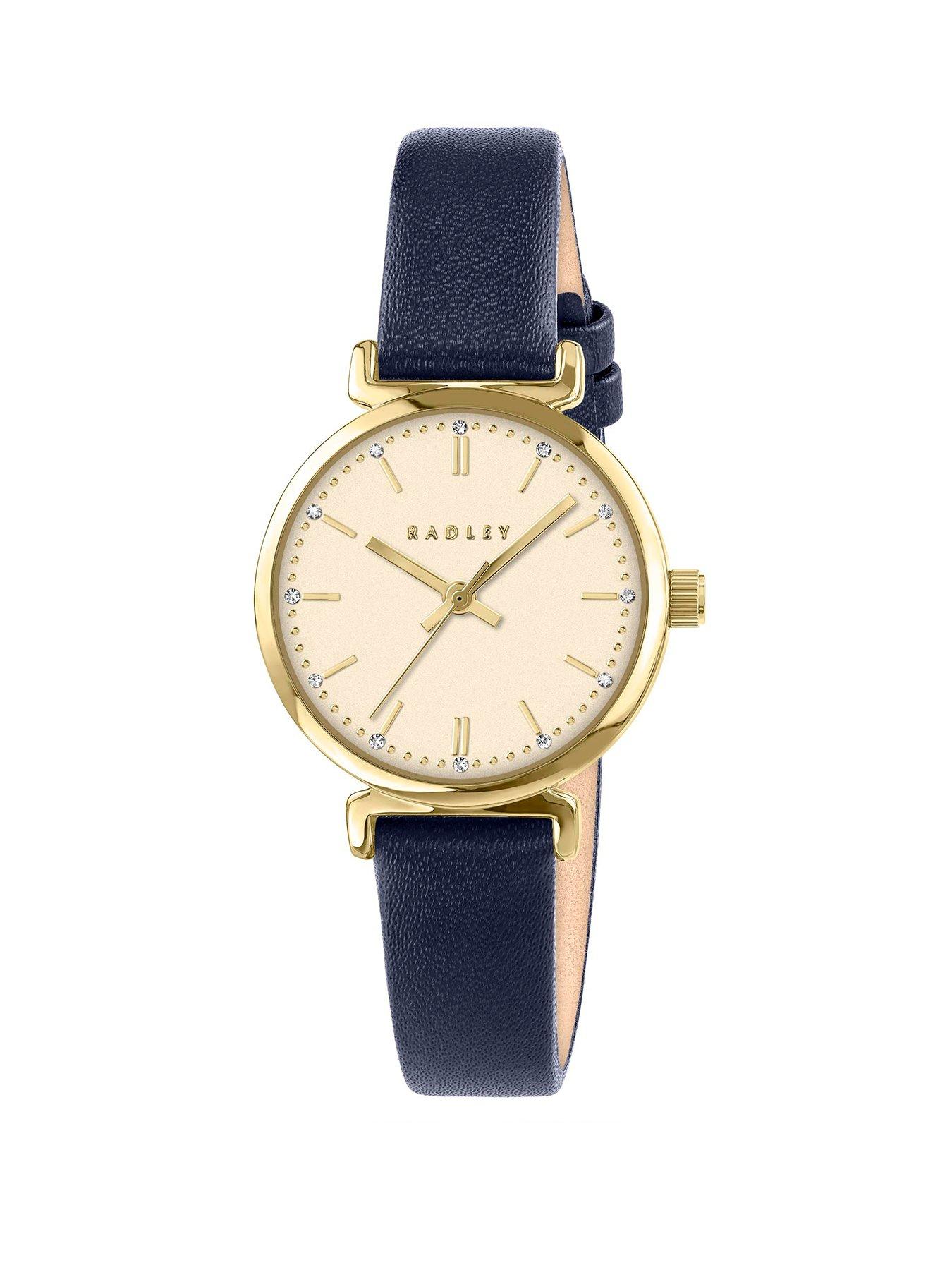 Radley Ladies Mini T-bar Ink Leather Watch
