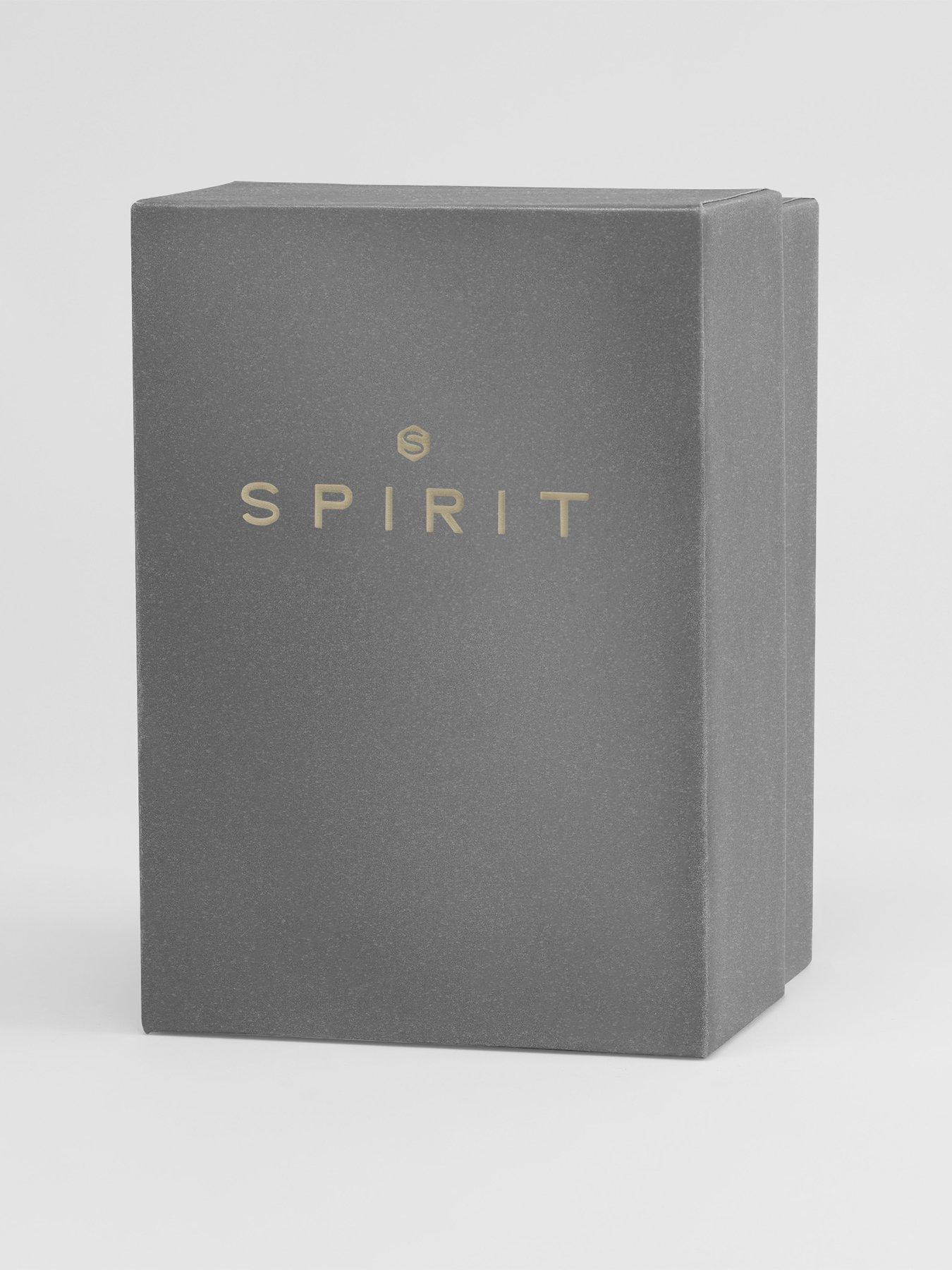  image of spirit-ladies-silver-amp-gold-plated-stone-set-bracelet-watch