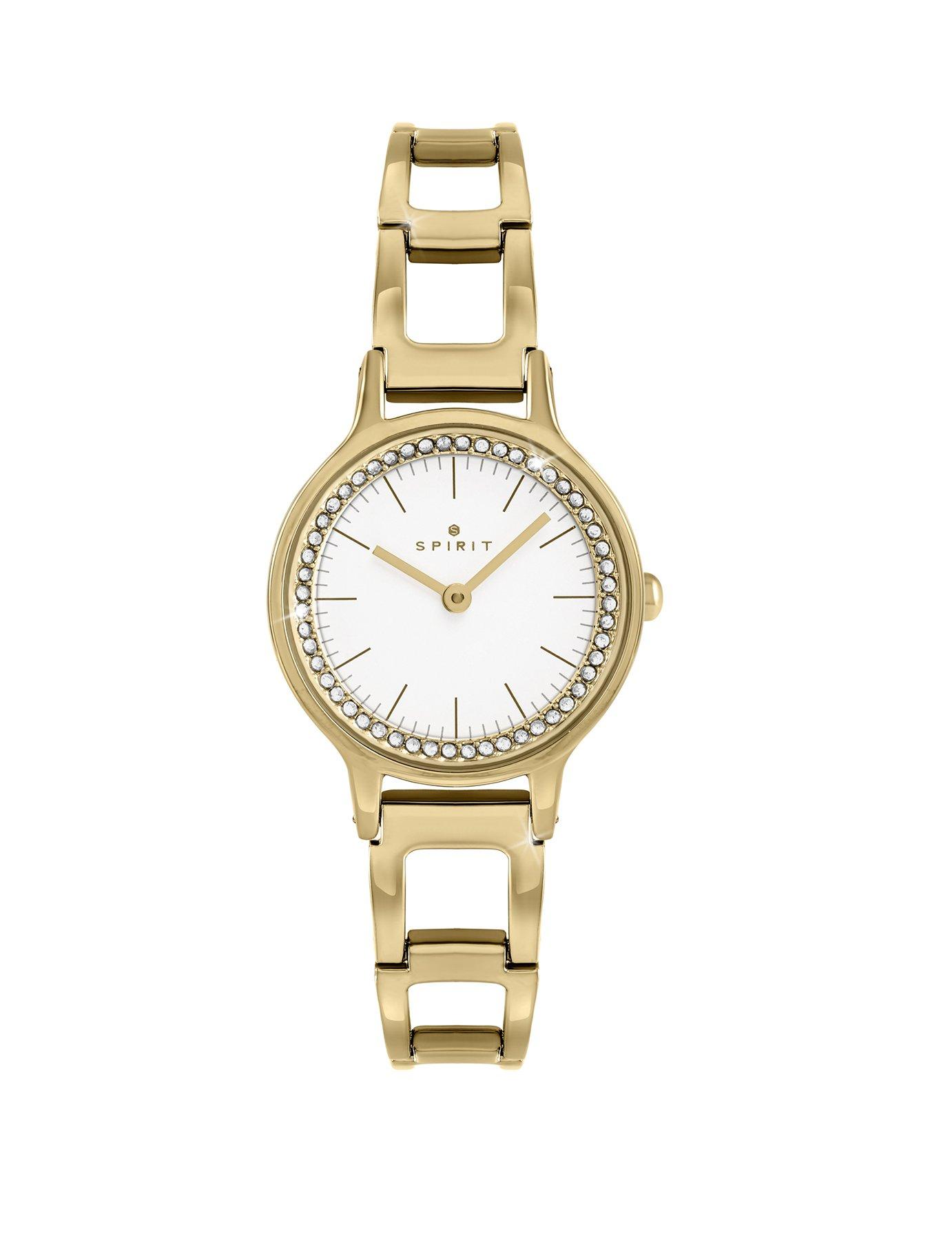  image of spirit-ladies-gold-plated-bracelet-watch