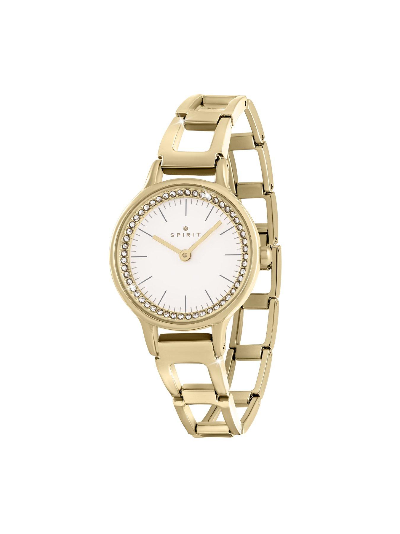  image of spirit-ladies-gold-plated-bracelet-watch