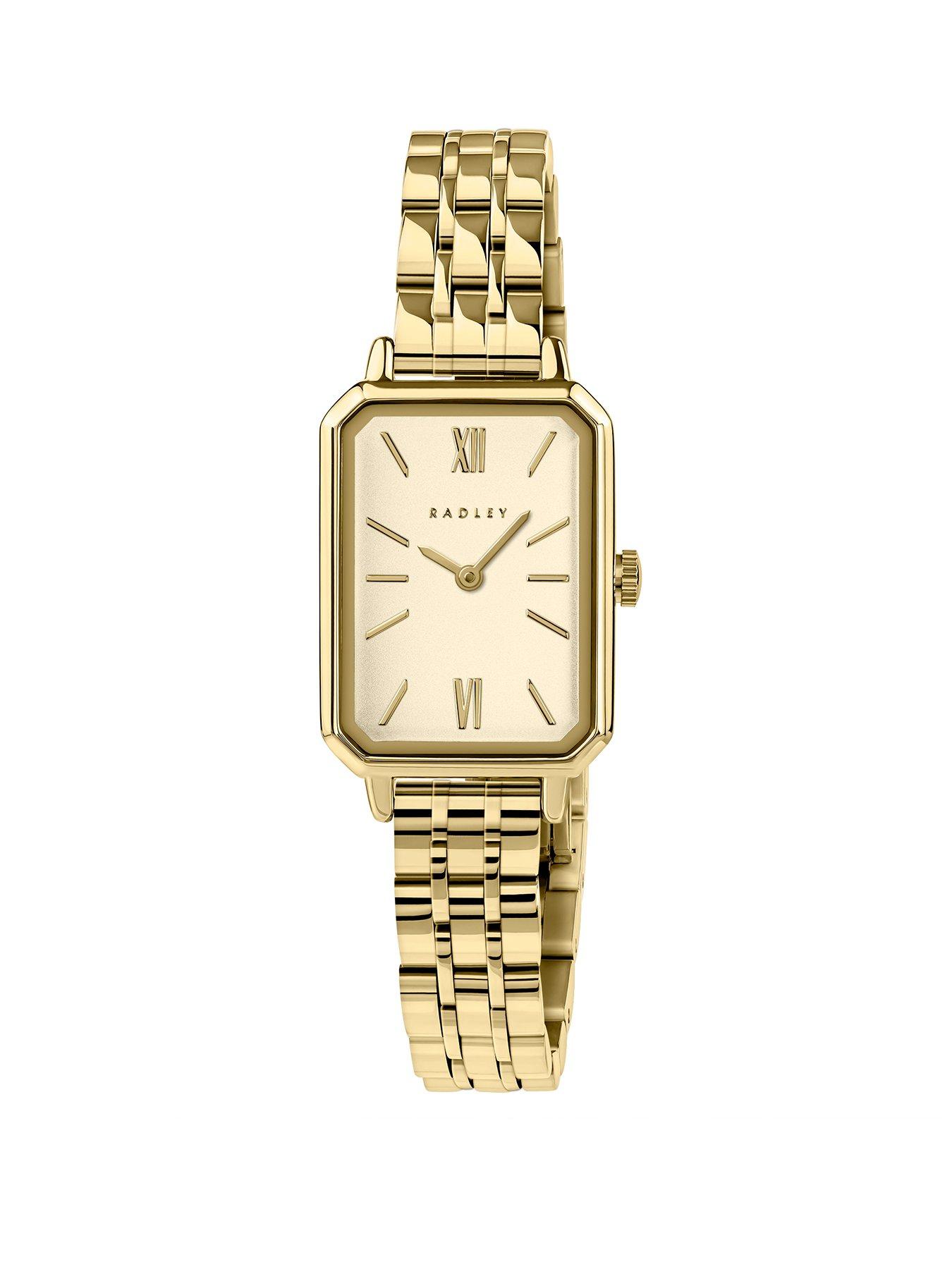 Radley Ladies Rectangle Gold Bracelet Watch