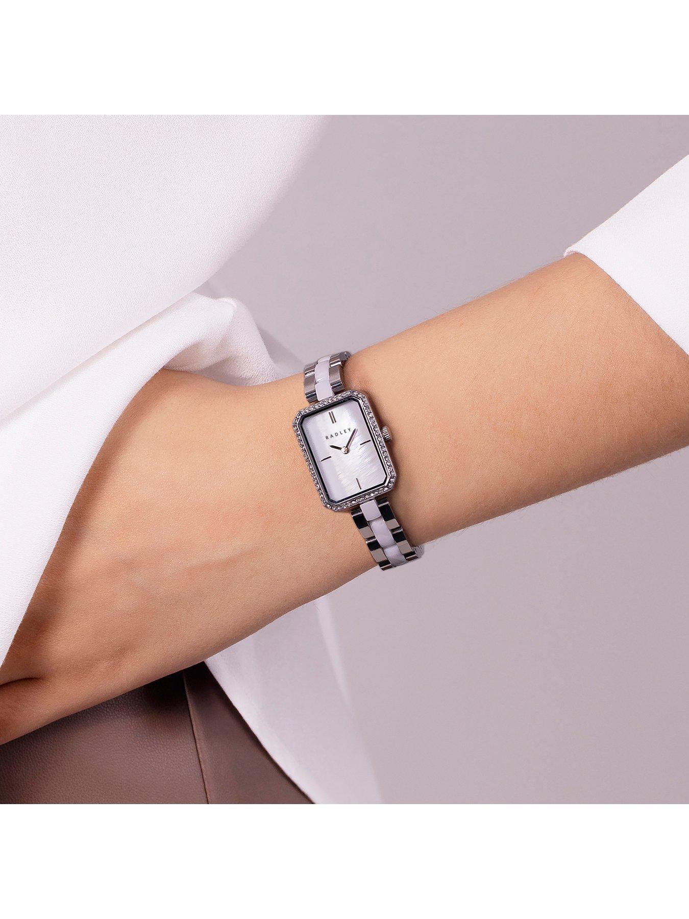 Image 2 of 3 of Radley Ladies White Ceramic Silver Bracelet Watch