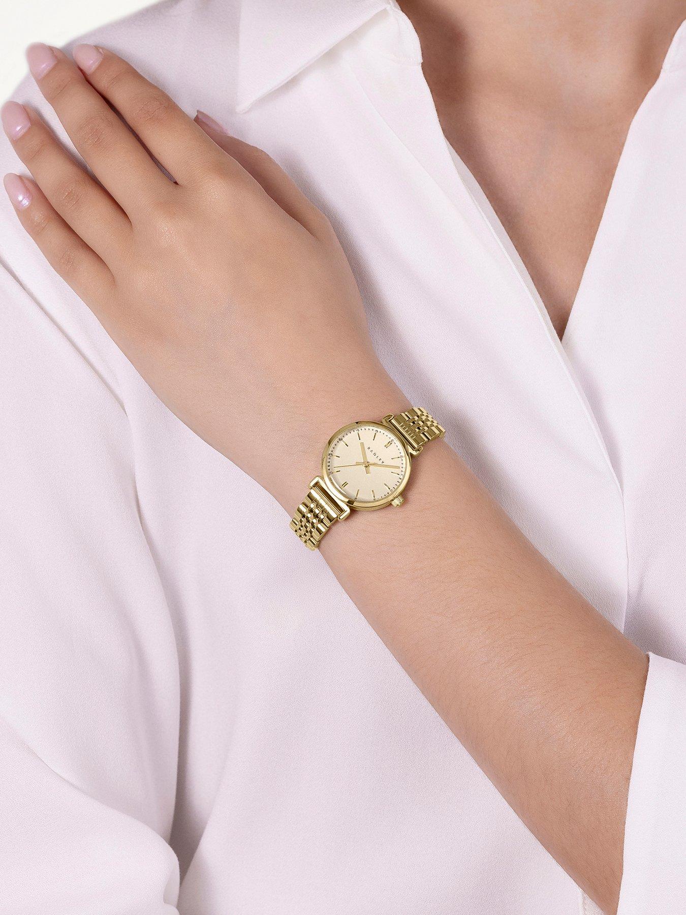 Image 3 of 4 of Radley ladies Mini T-bar Gold Bracelet Watch