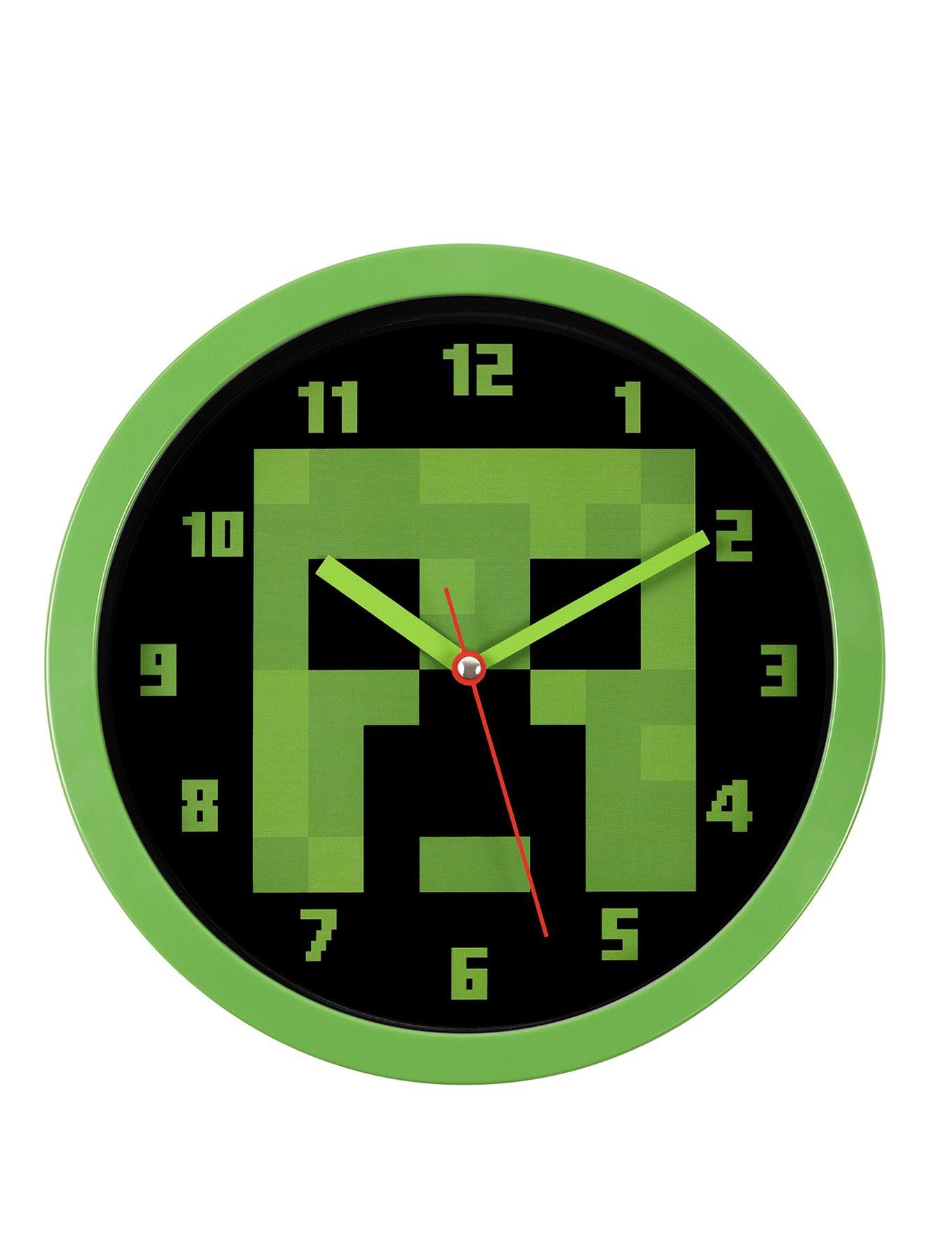 minecraft-creeper-wall-clock