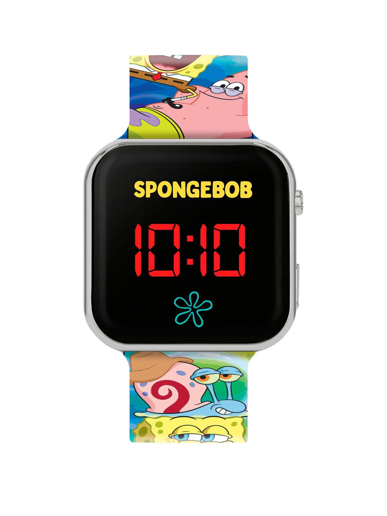 spongebob-squarepants-spongebob-and-patrick-printed-strap-led-watchnbsp