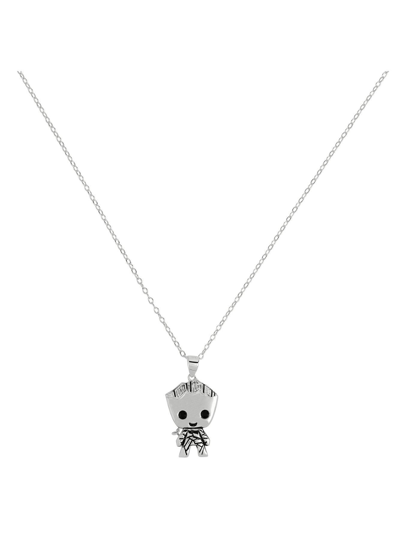 Disney Sterling Silver 925 Groot Charm Necklace