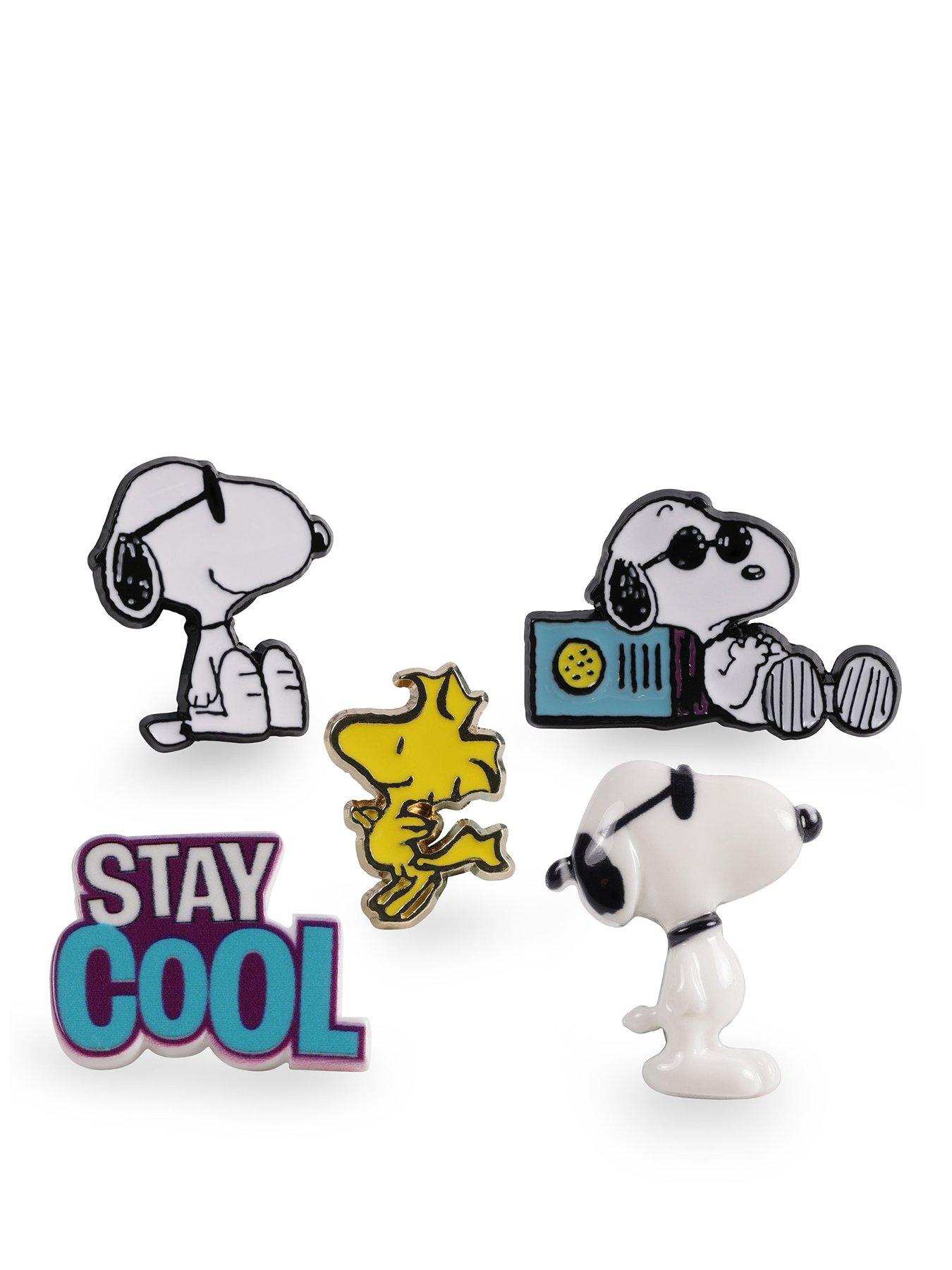 Snoopy Peanuts Snoopy 5 Piece Pin Set | Littlewoods
