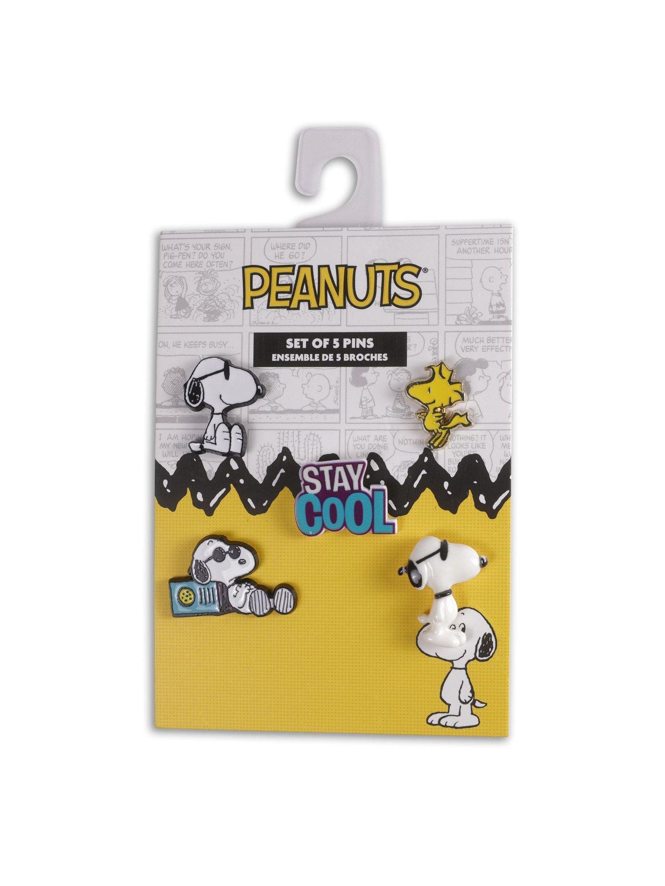 Snoopy Peanuts Snoopy 5 Piece Pin Set | Littlewoods