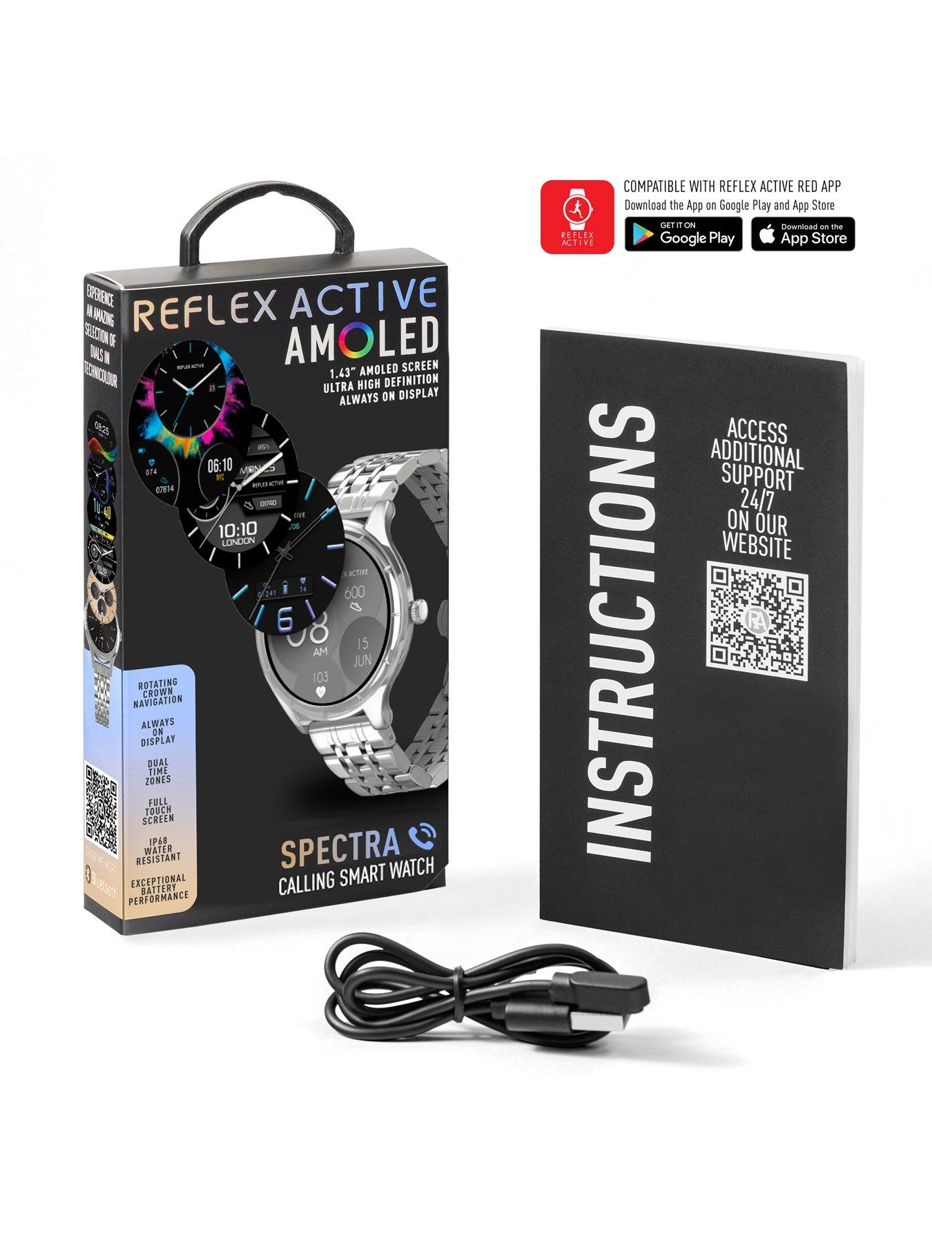 Image 6 of 6 of Reflex Active Spectra AMOLED Calling Smart Bracelet Watch