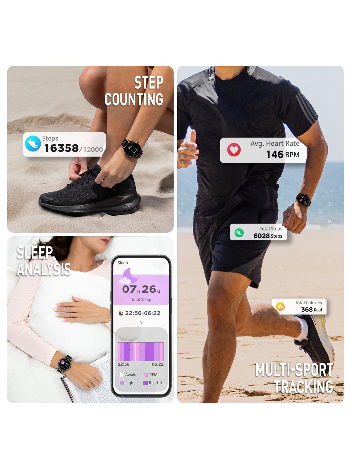 Image 2 of 6 of Reflex Active Spectra AMOLED Calling Smart Bracelet Watch