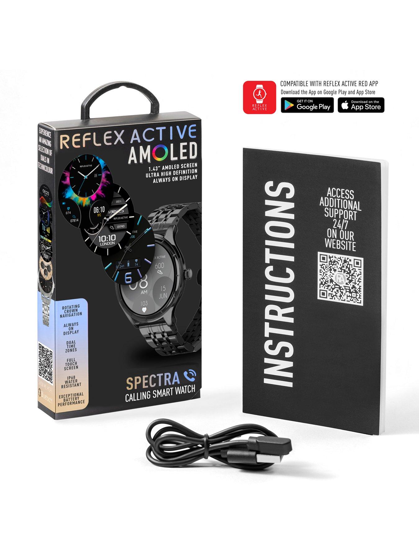 Image 6 of 6 of Reflex Active Spectra AMOLED Calling Smart Bracelet Watch
