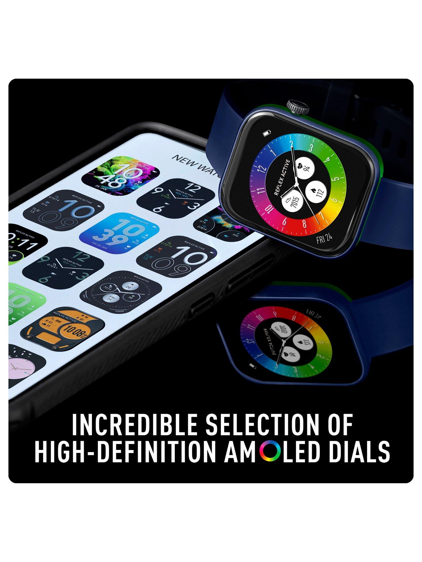 Image 5 of 7 of Reflex Active Spectra AMOLED Calling Smart Navy Strap Watch