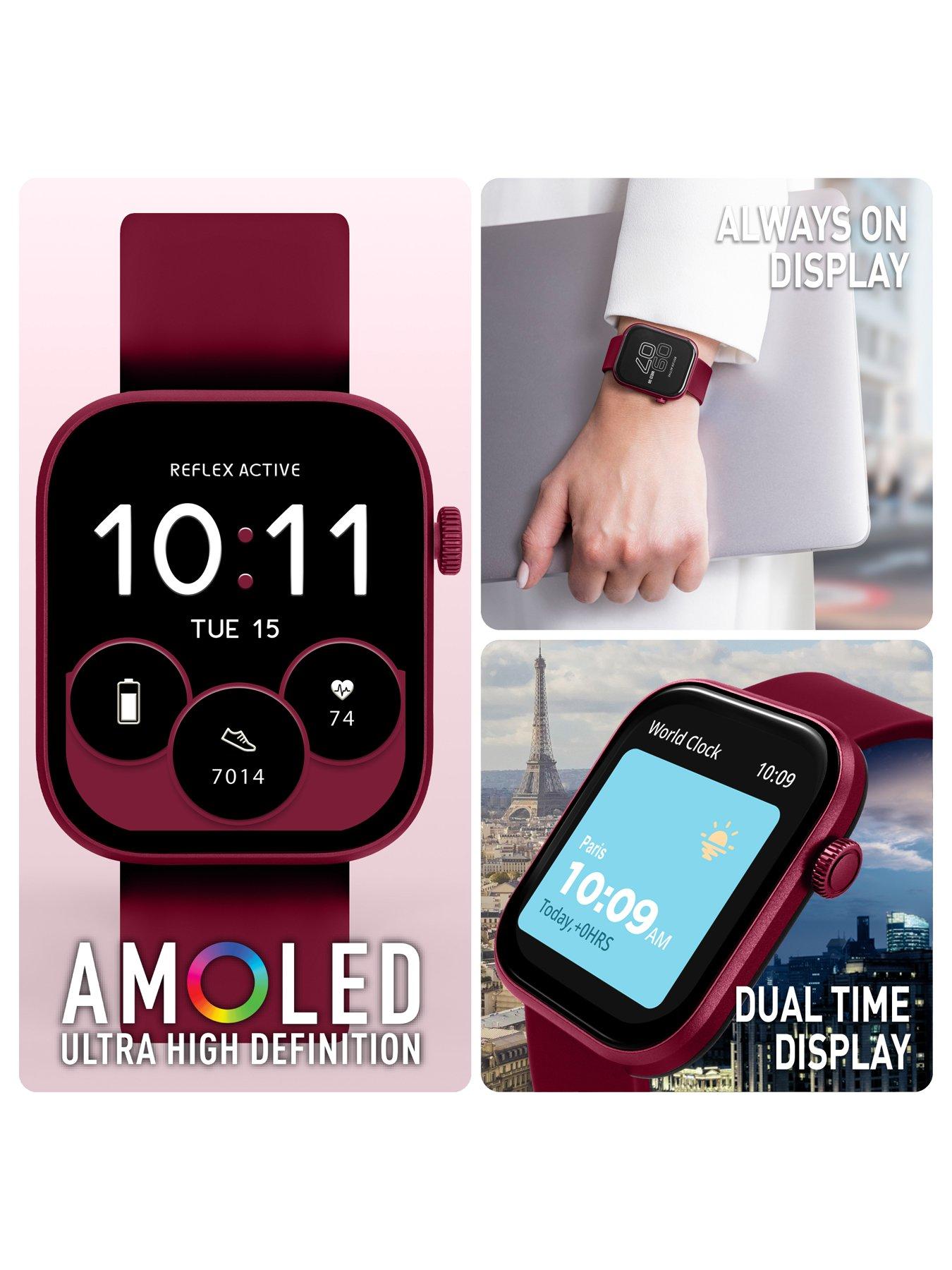 Image 2 of 7 of Reflex Active Spectra AMOLED Calling Smart Berry Strap Watch