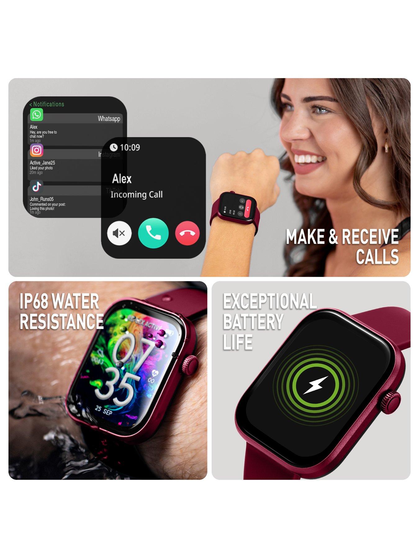 Image 4 of 7 of Reflex Active Spectra AMOLED Calling Smart Berry Strap Watch