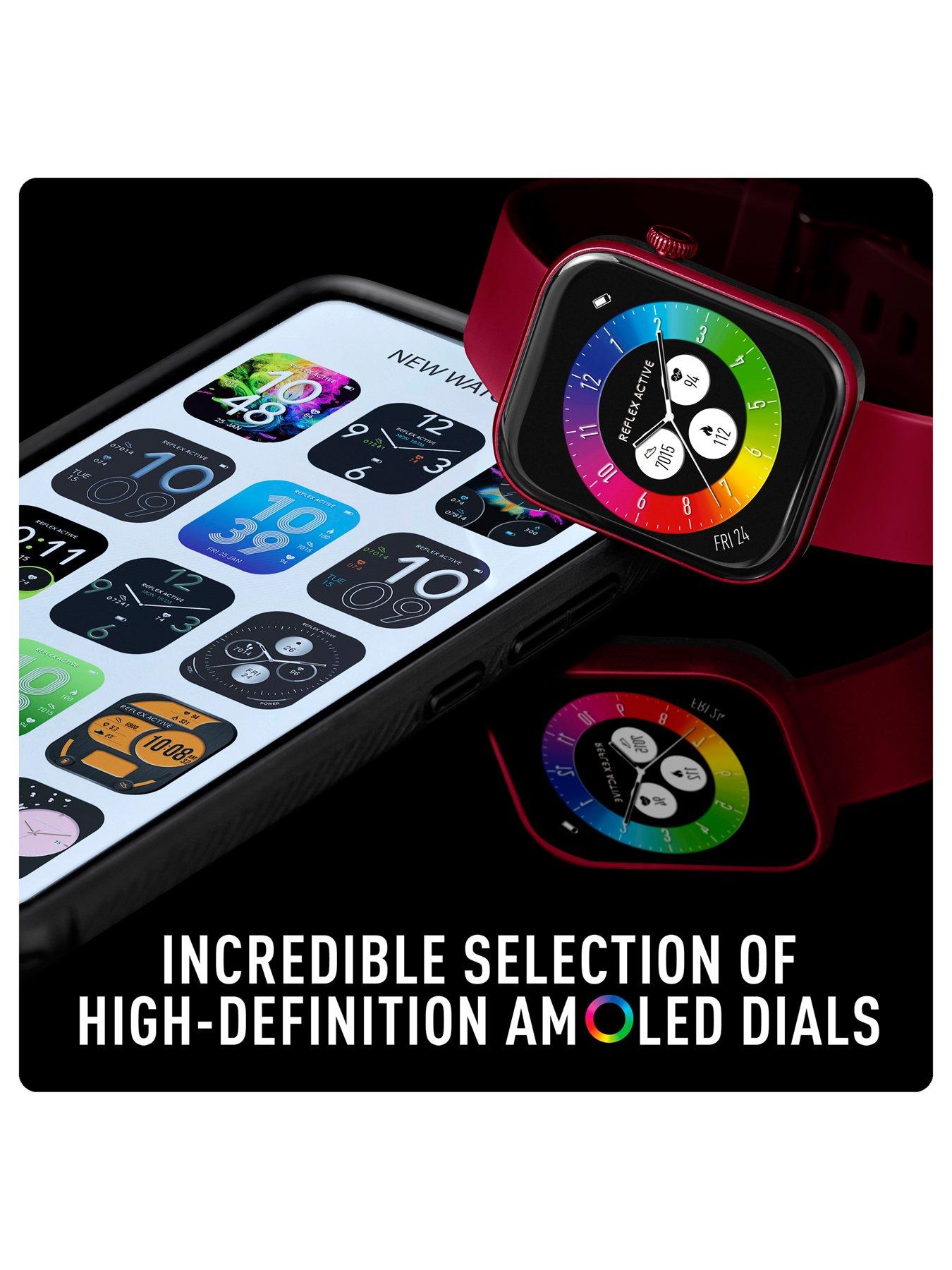 Image 5 of 7 of Reflex Active Spectra AMOLED Calling Smart Berry Strap Watch
