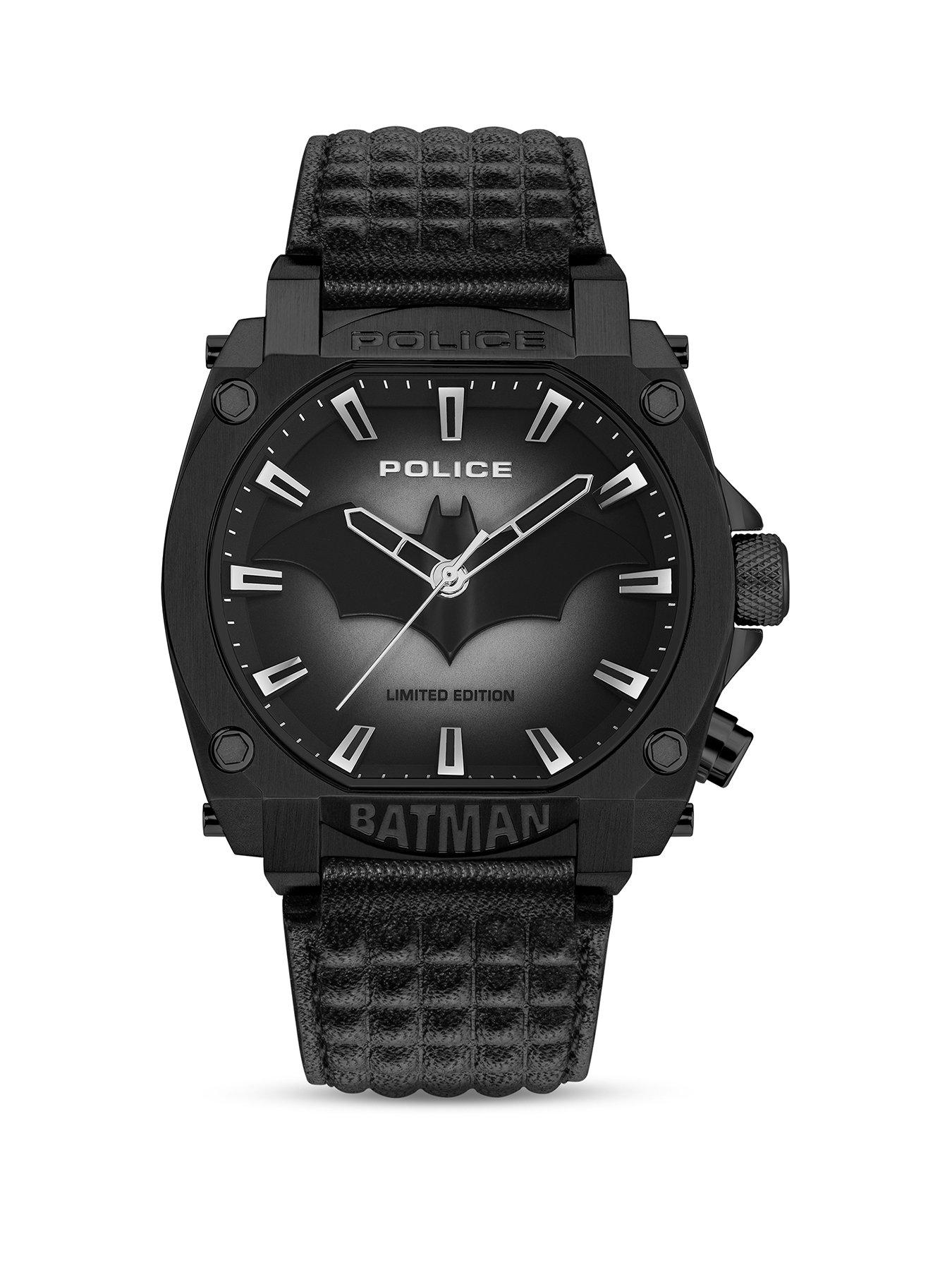 Police Black Forever Batman Watch