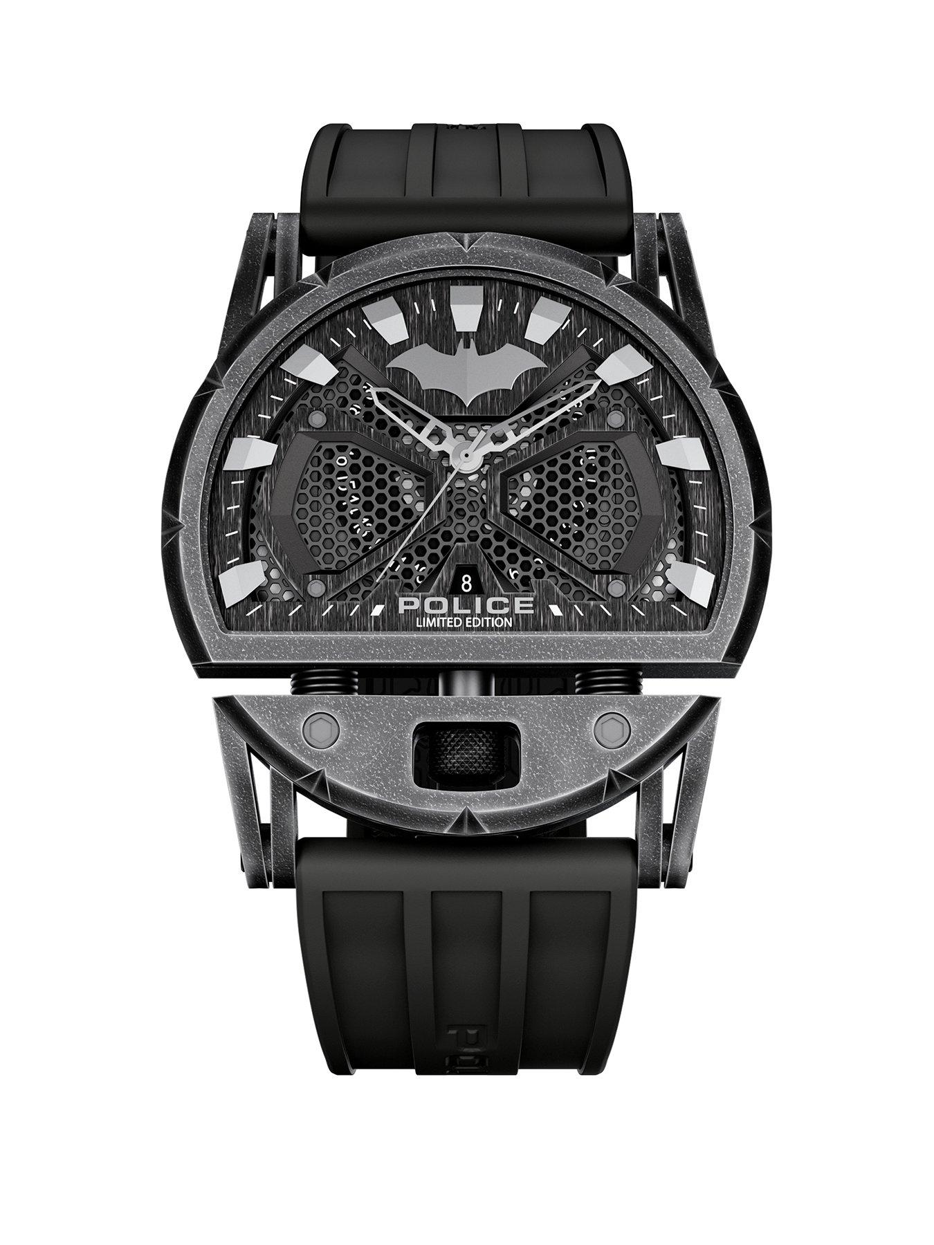 police-gents-batman-dark-side-black-silicone-strap-watchnbsp