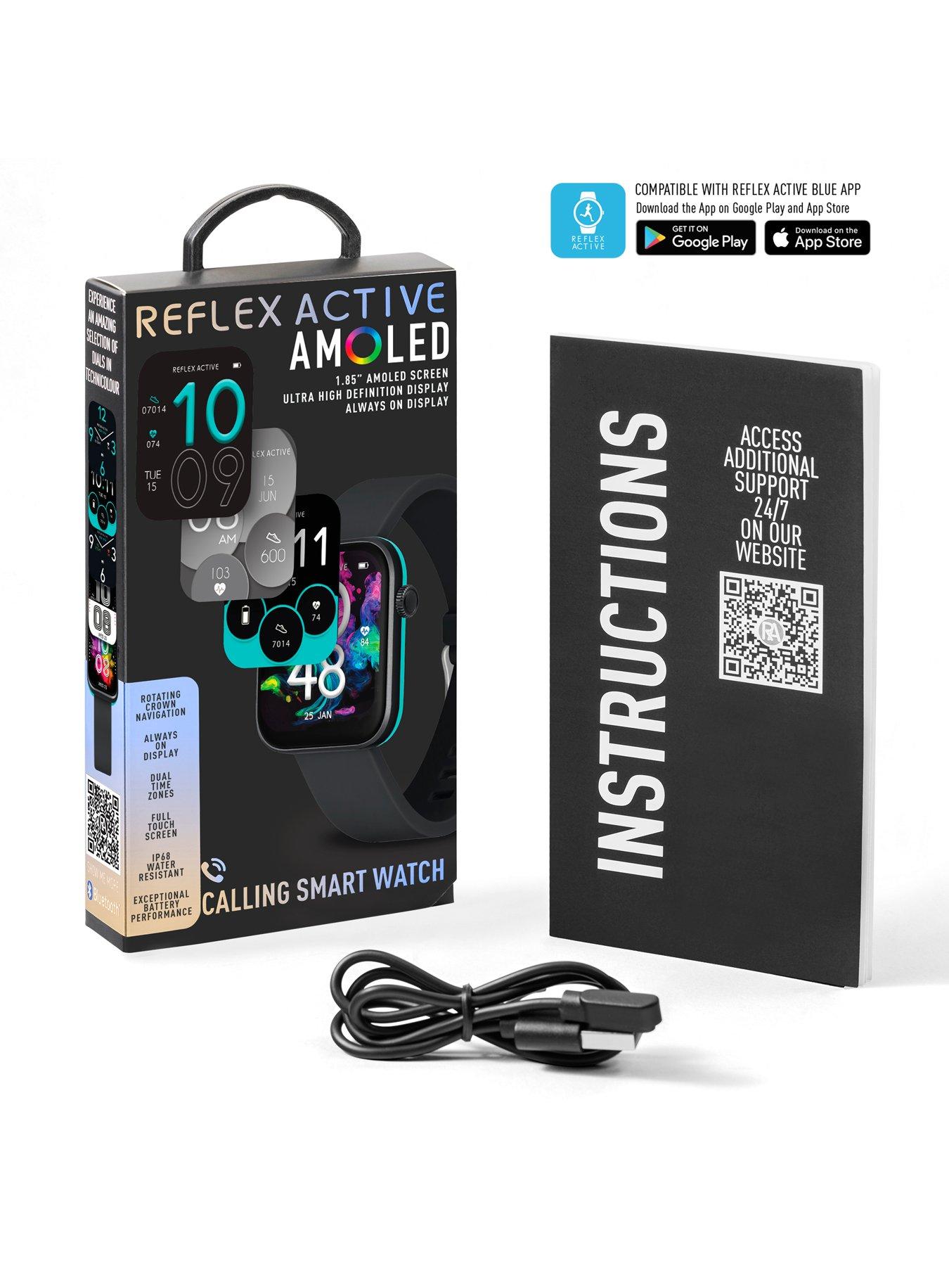 image of reflex-active-series-40-amoled-smart-alu-calling--charcoal-strap